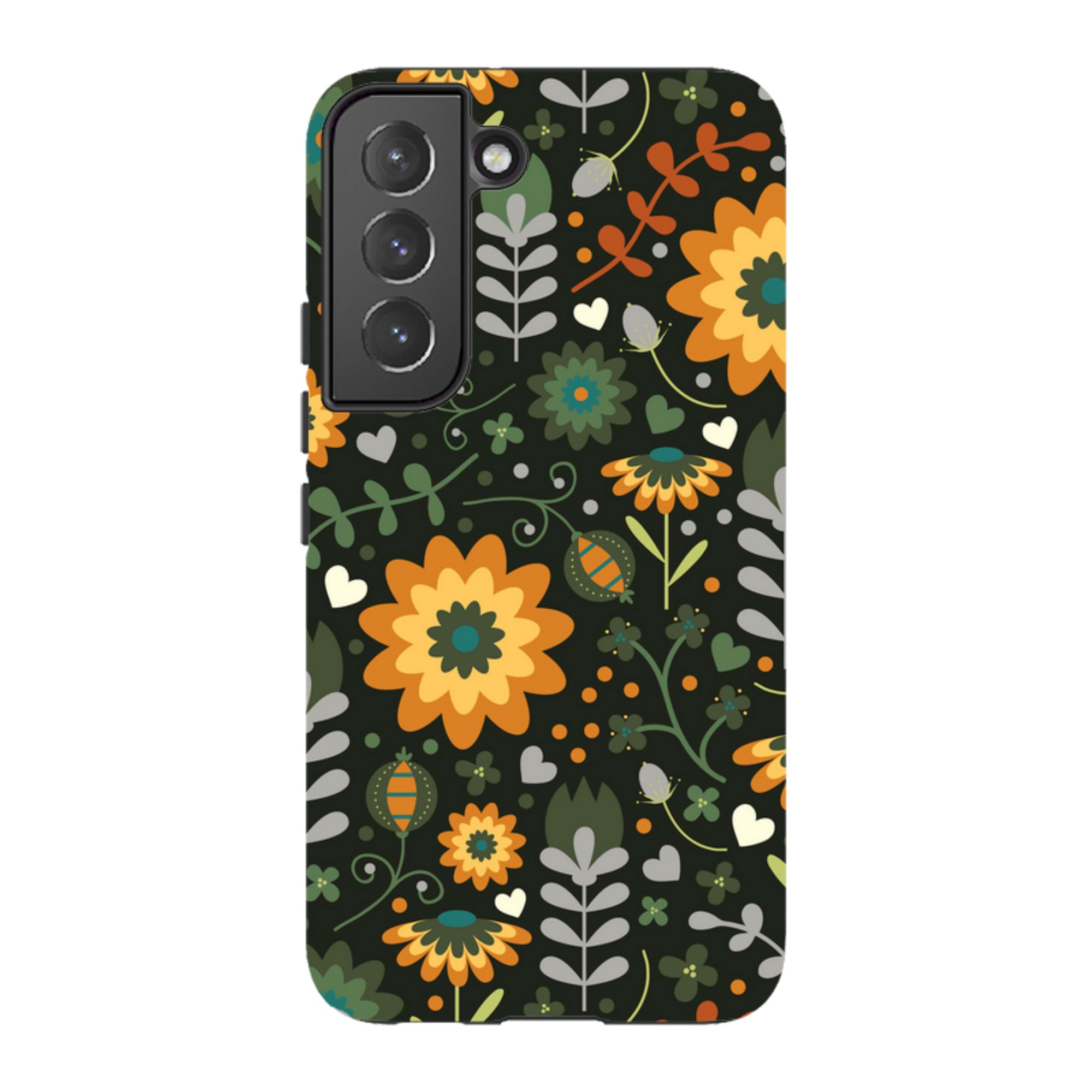 Samsung Tough Case - Dark Floral By Suzy Taylor