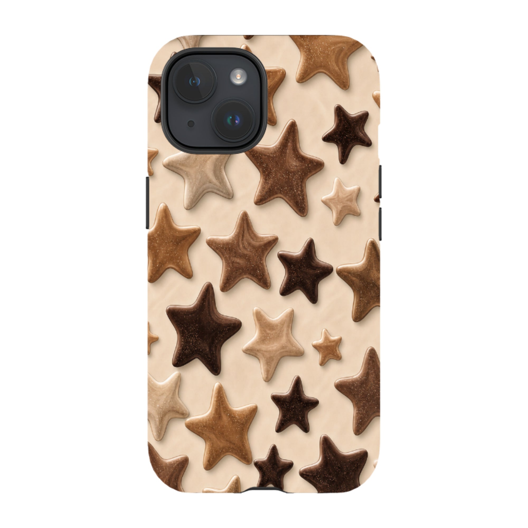 iPhone Tough Case - Brown Star