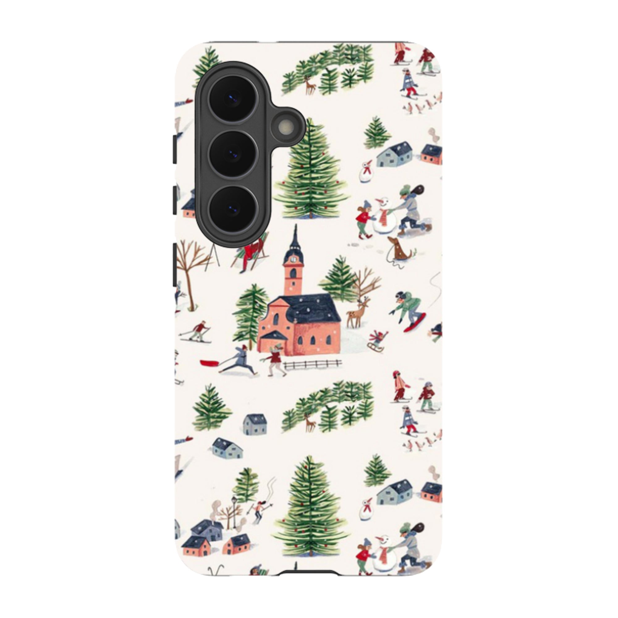 Samsung Tough Case - Skiing By Caroline Bonne Muller