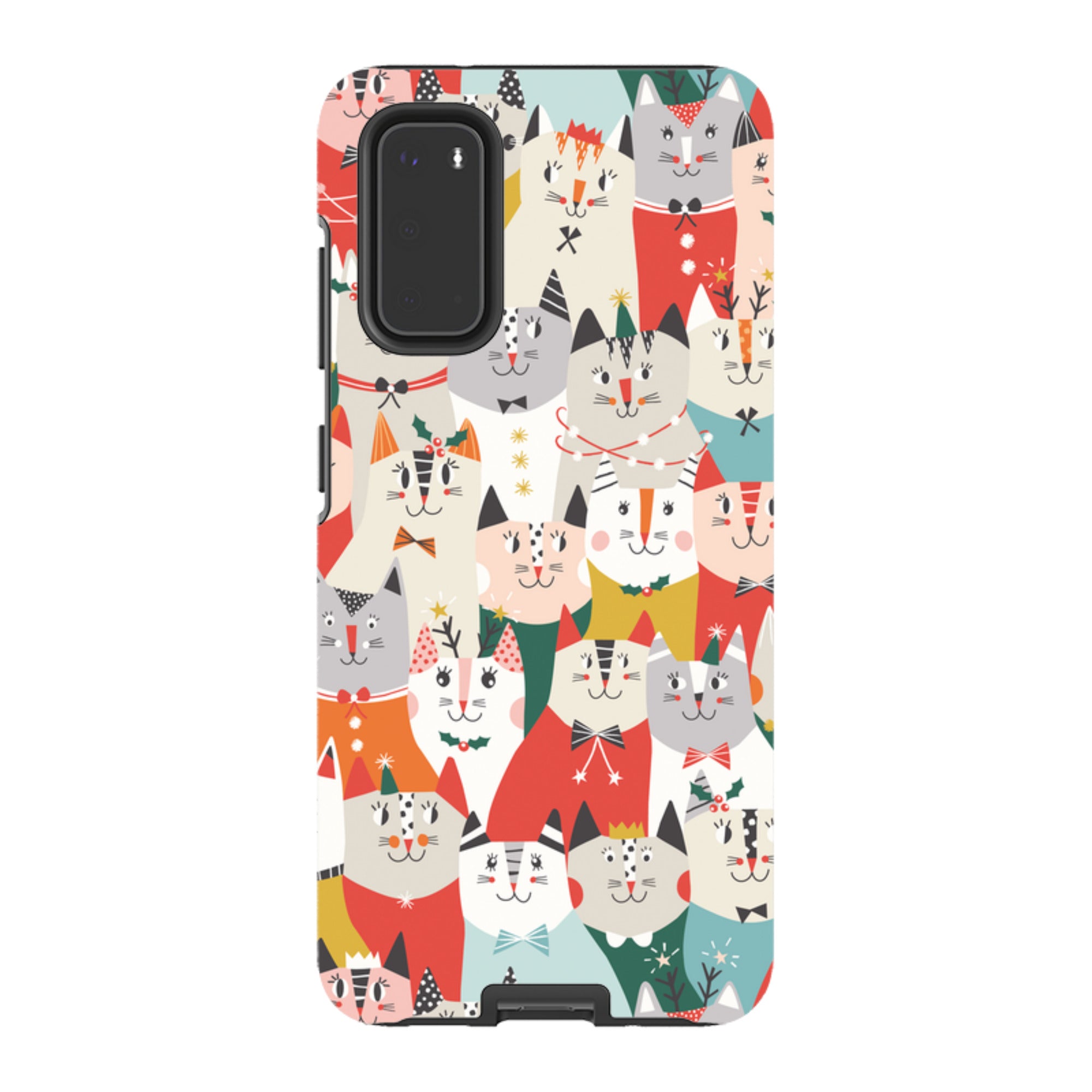 Samsung Tough Case - Christmas cats By Ali Brookes