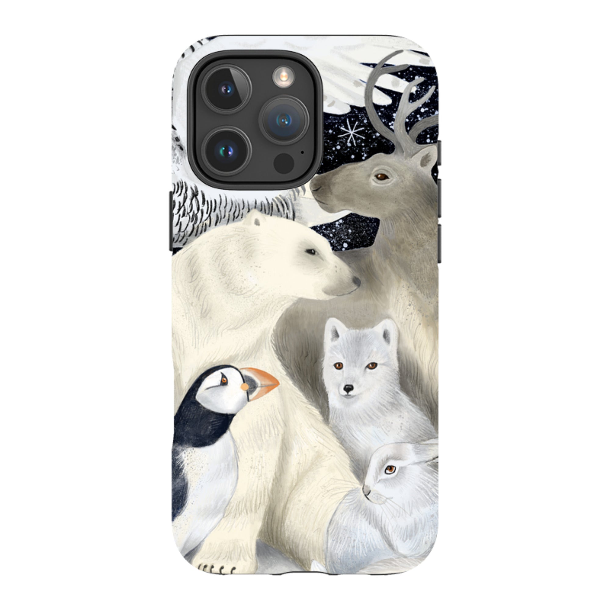 iPhone Tough Case - Creatures Of The North By Bex Parkin