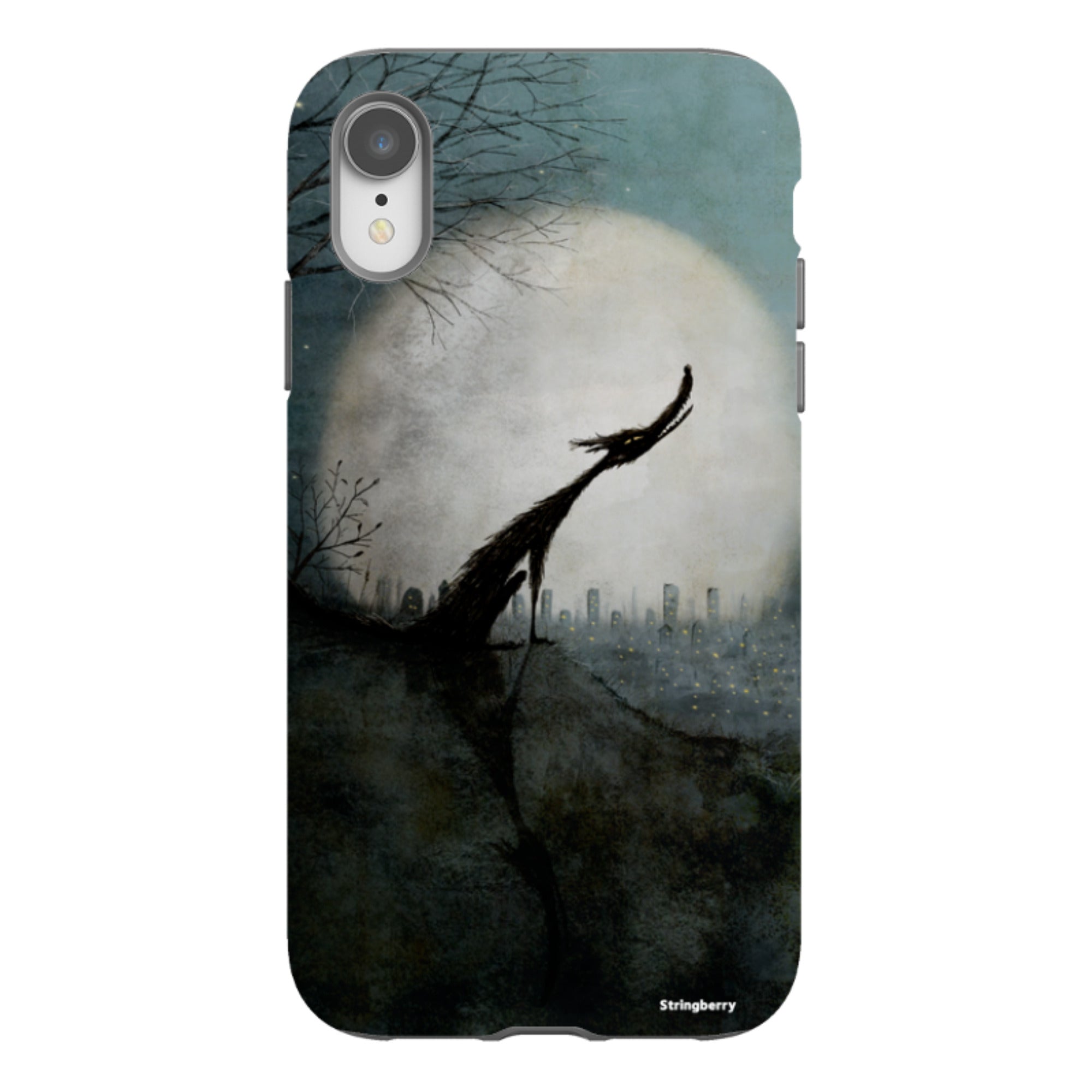 iPhone Tough Case - Wolf Moon By Maja Lindberg