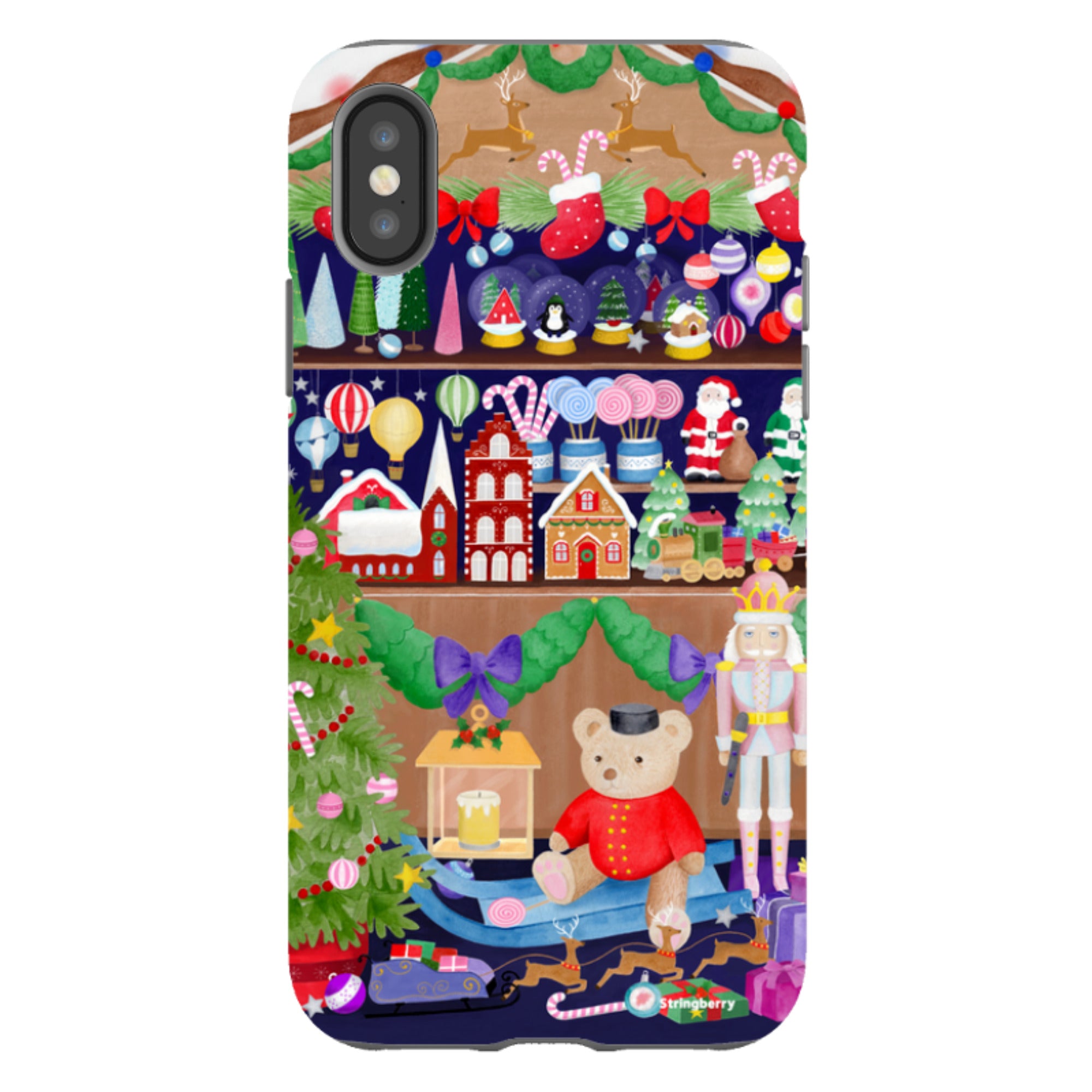 iPhone Tough Case - Christmas Shop By Bex Parkin