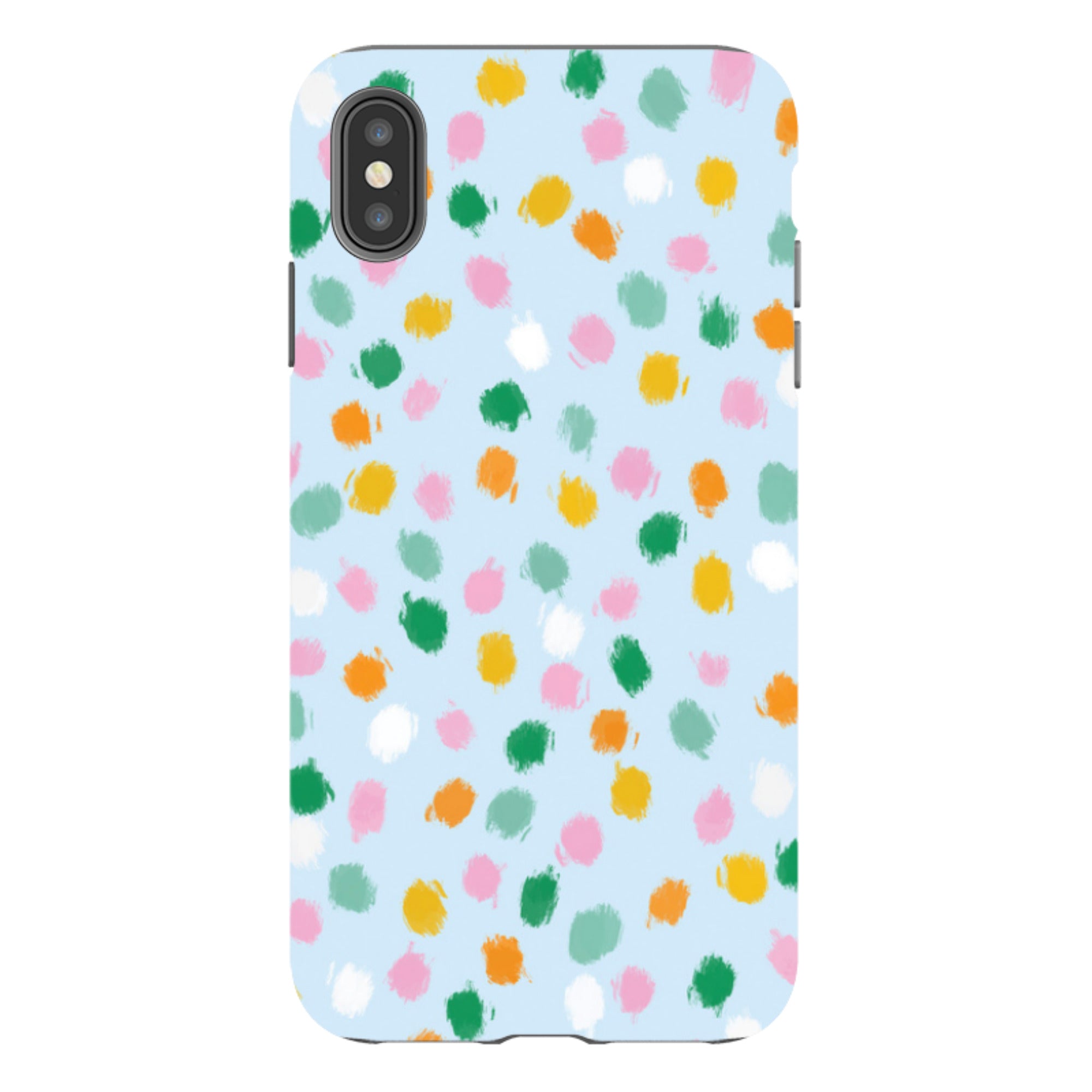 iPhone Tough Case - Spotty Co-Ordinate By Lee Foster Wilson