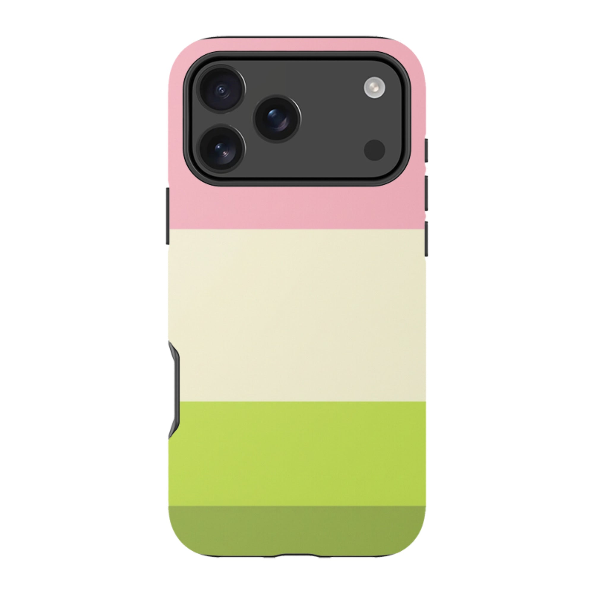 iPhone Tough Case - Pink & Sage Green