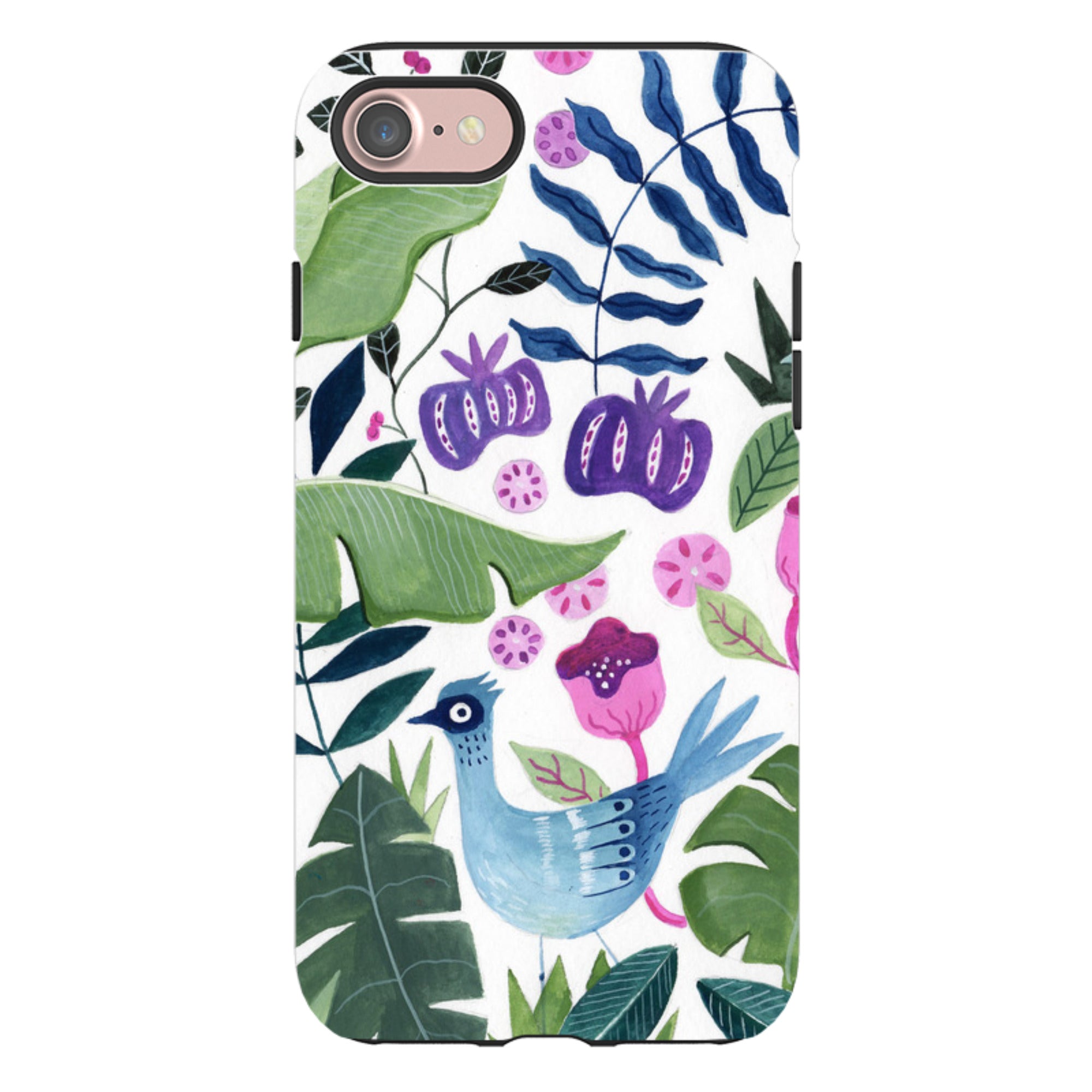 iPhone Tough Case - Birds In Forest By Bex Parkin