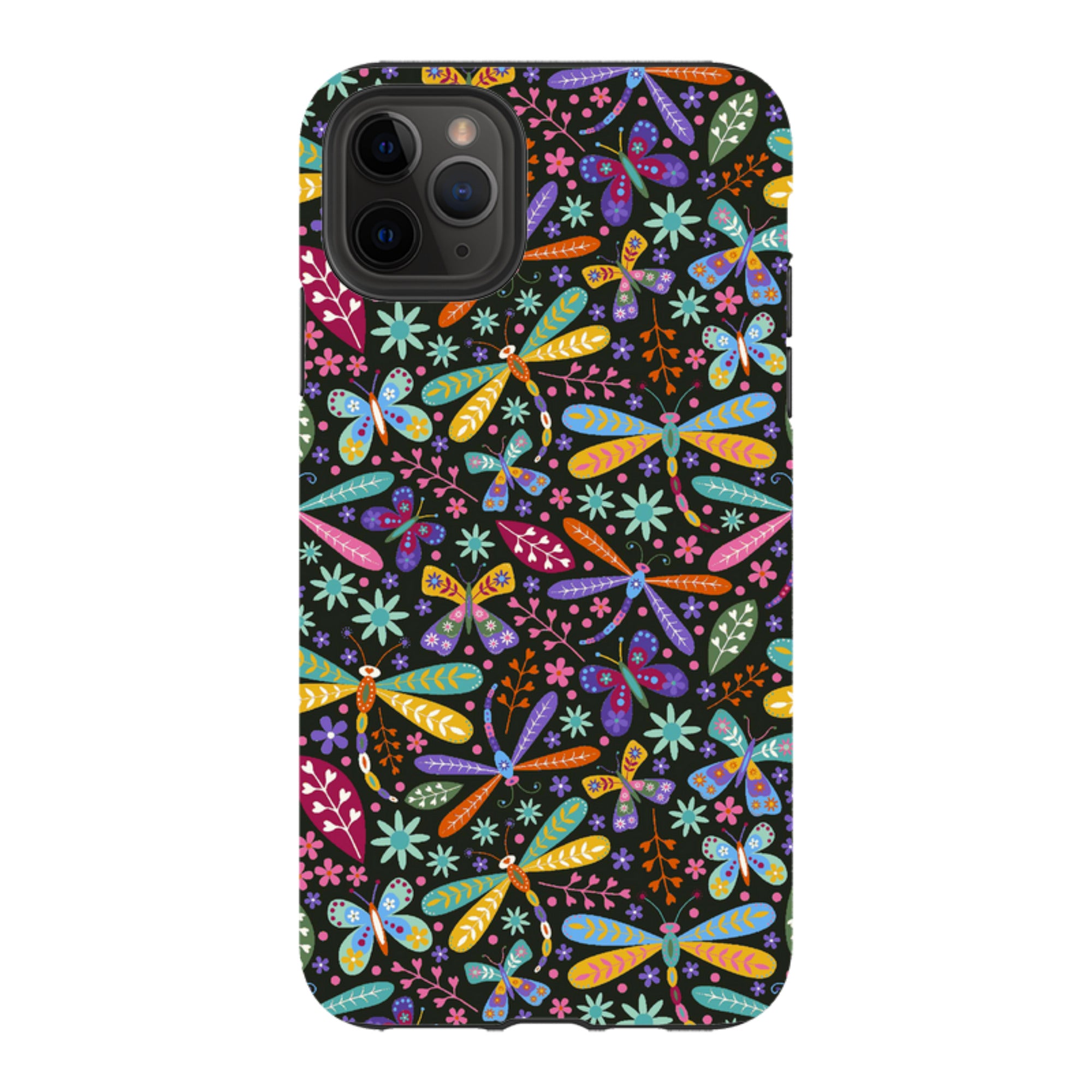 iPhone Tough Case - Dragonflies Multi By Suzy Taylor