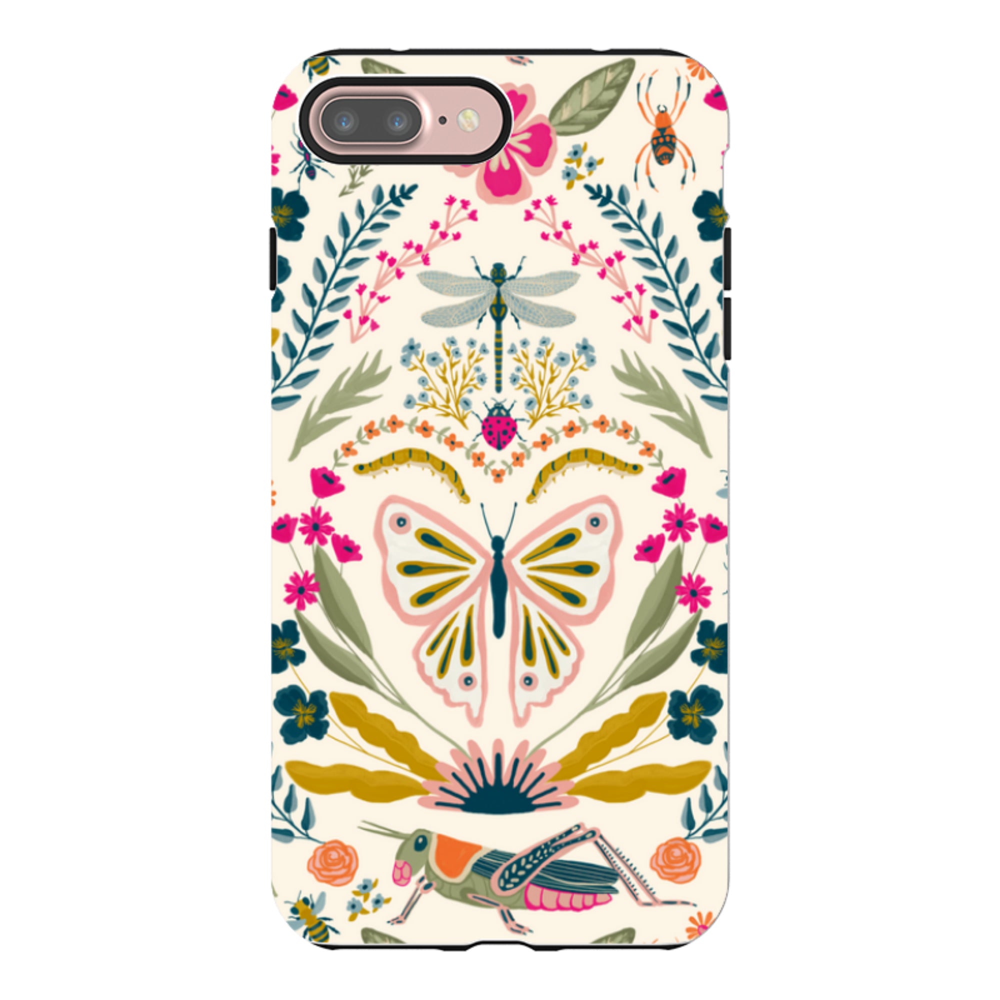 iPhone Case - Butterfly Floral By Abby Jacobs