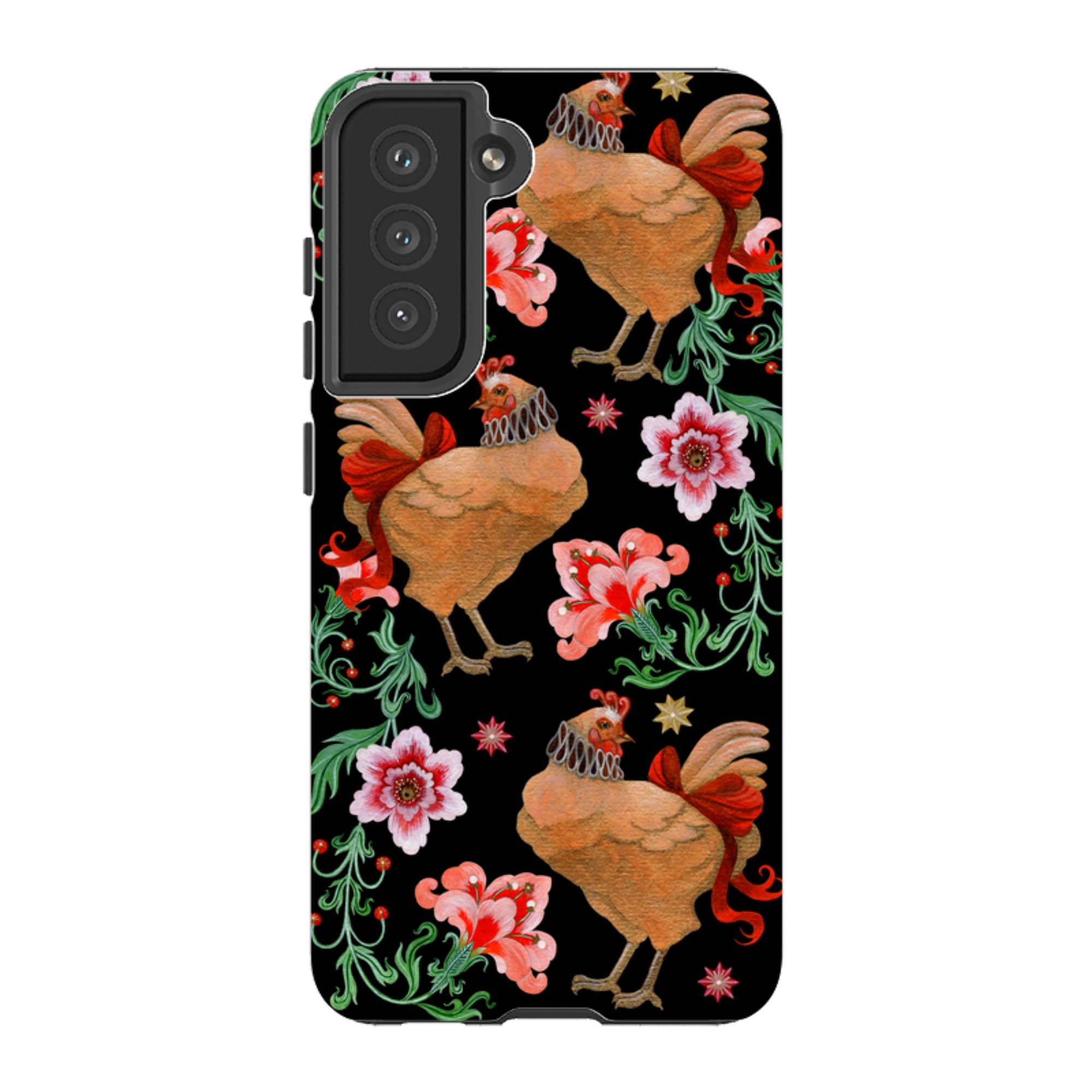 Samsung Tough  Case - Three French Hens By Maria Matos