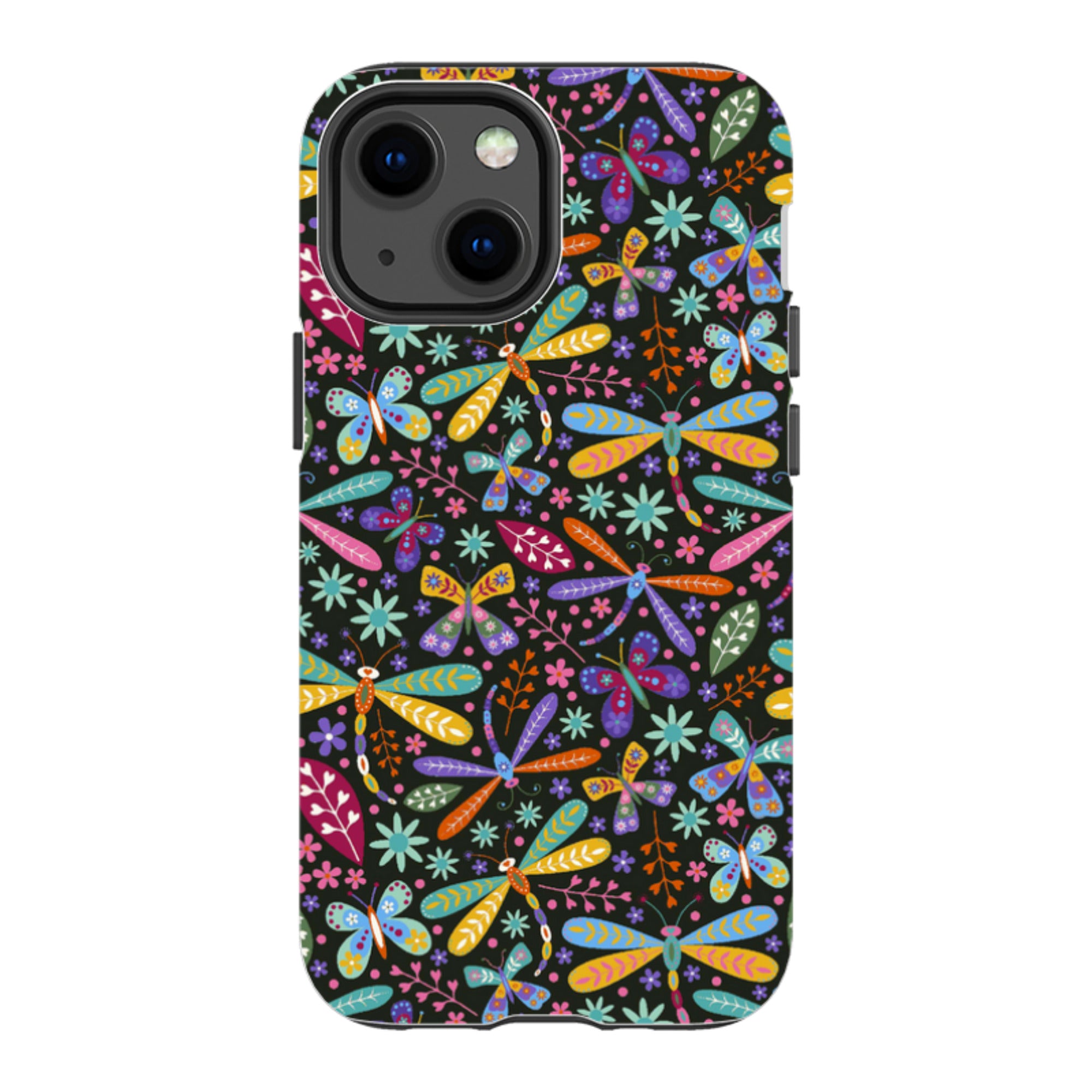 iPhone Tough Case - Dragonflies Multi By Suzy Taylor