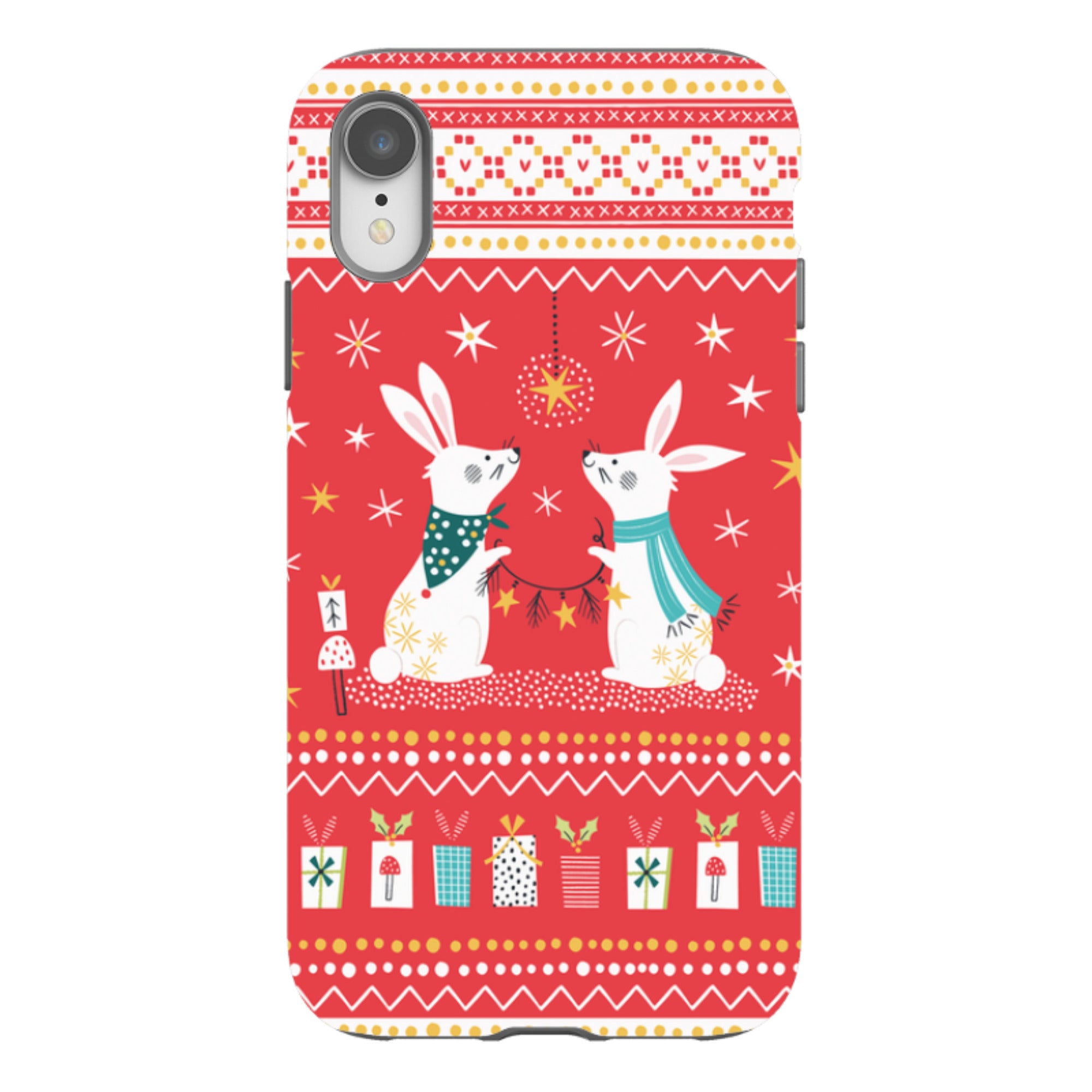 iPhone Tough Case - Rabbits By Ali Brookes