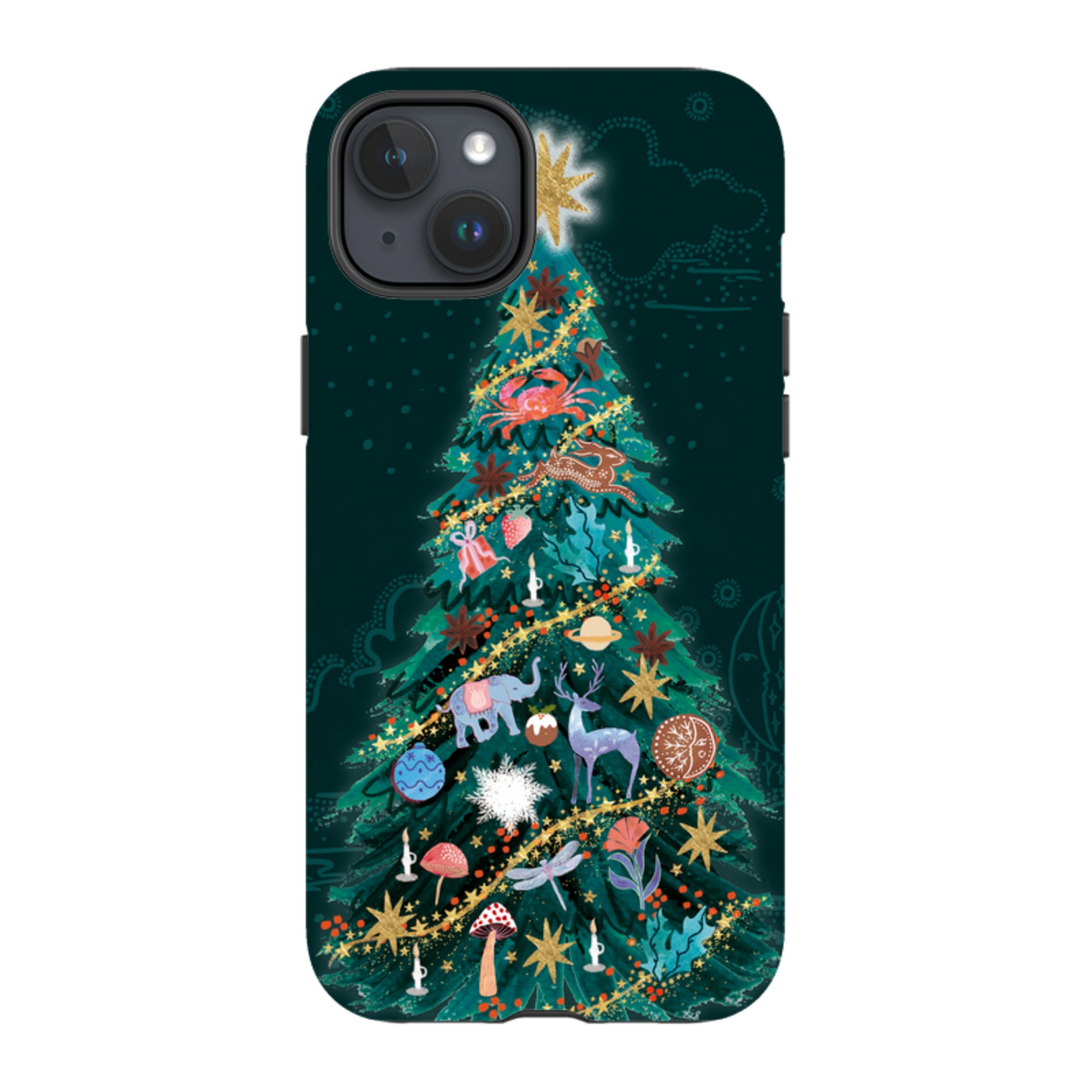 iPhone Tough Case - Kitsch Tree By Emma Frances Grant