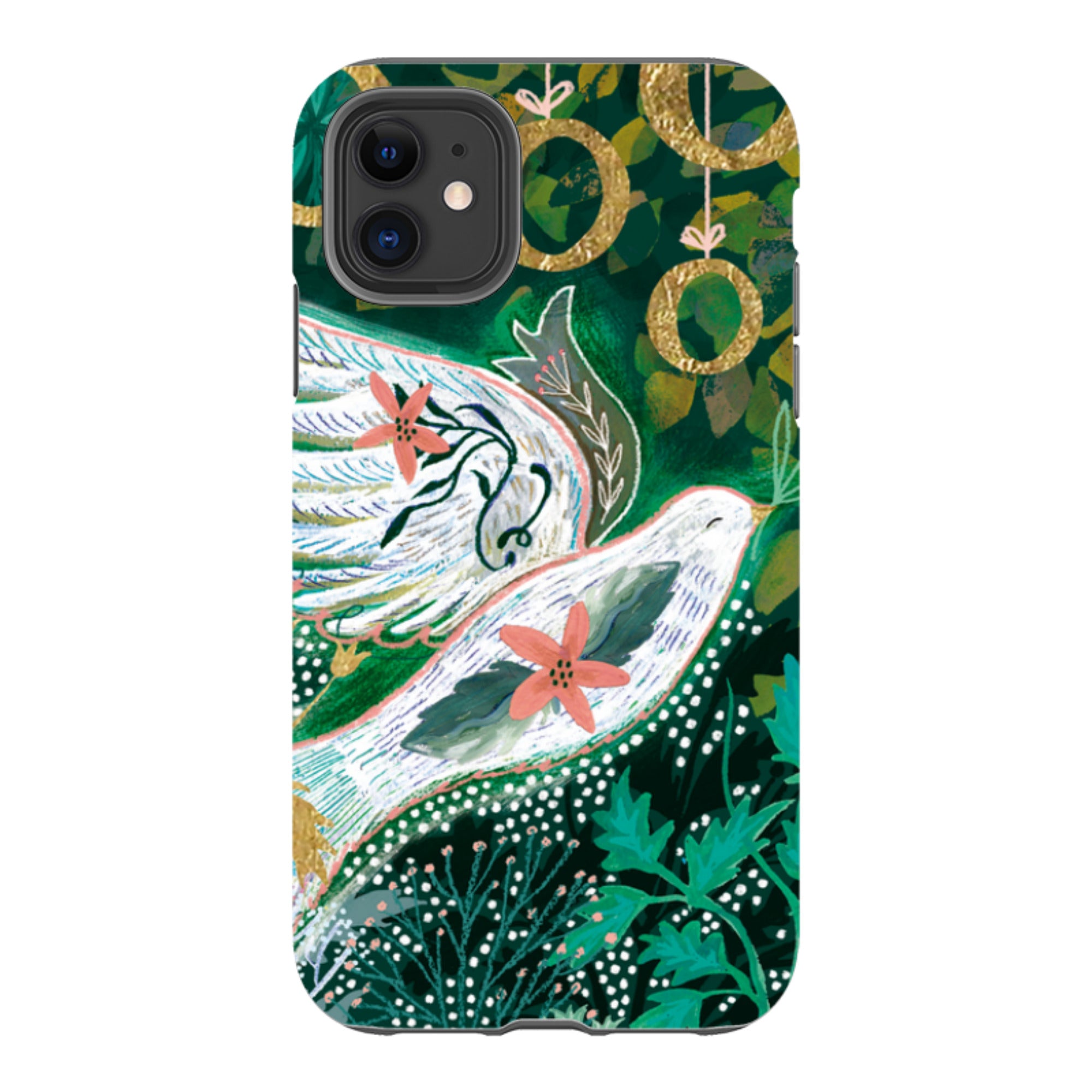 iPhone Tough Case - Gold Rings By Emma Frances Grant
