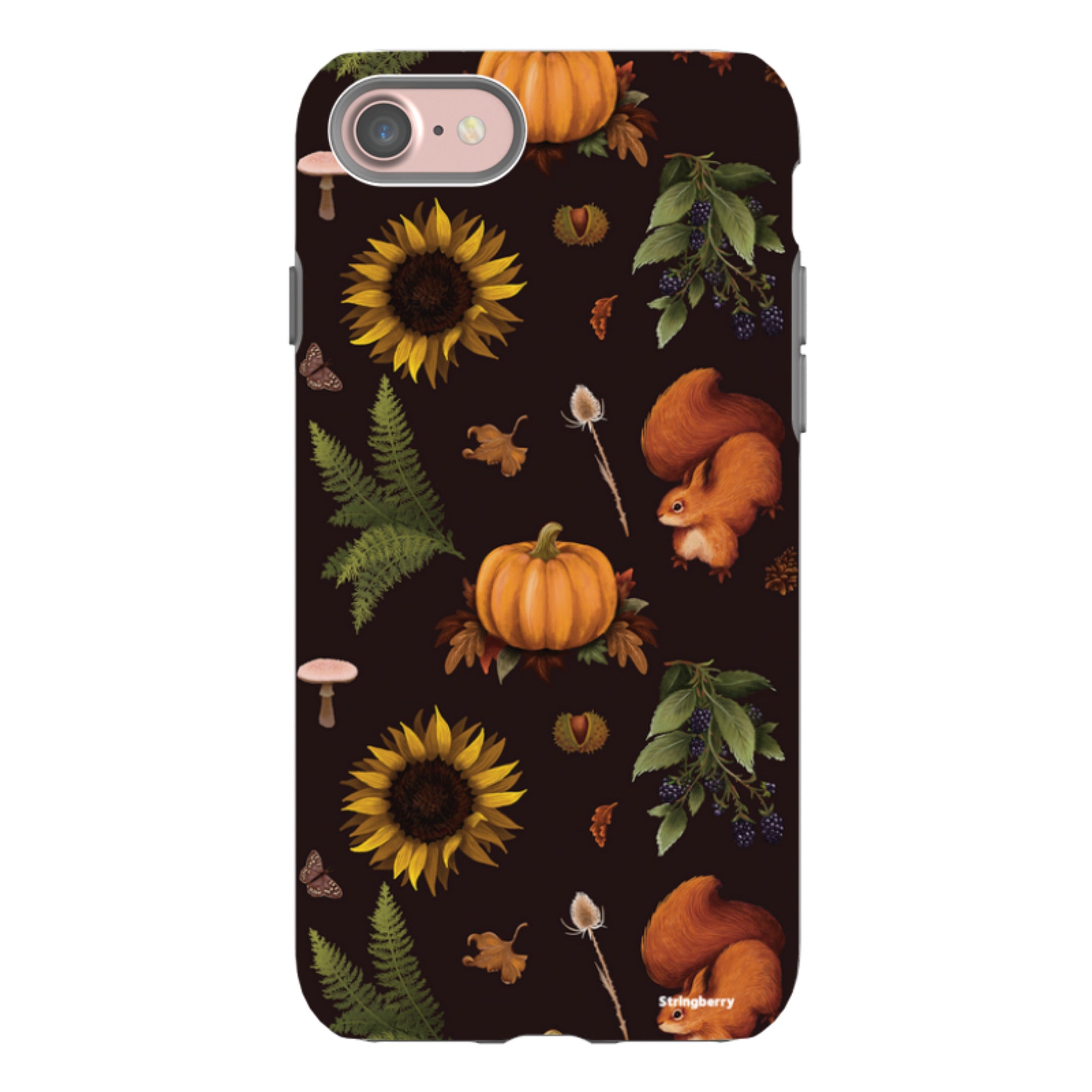 iPhone Tough Case - Autumn Pattern I By Anna Stead