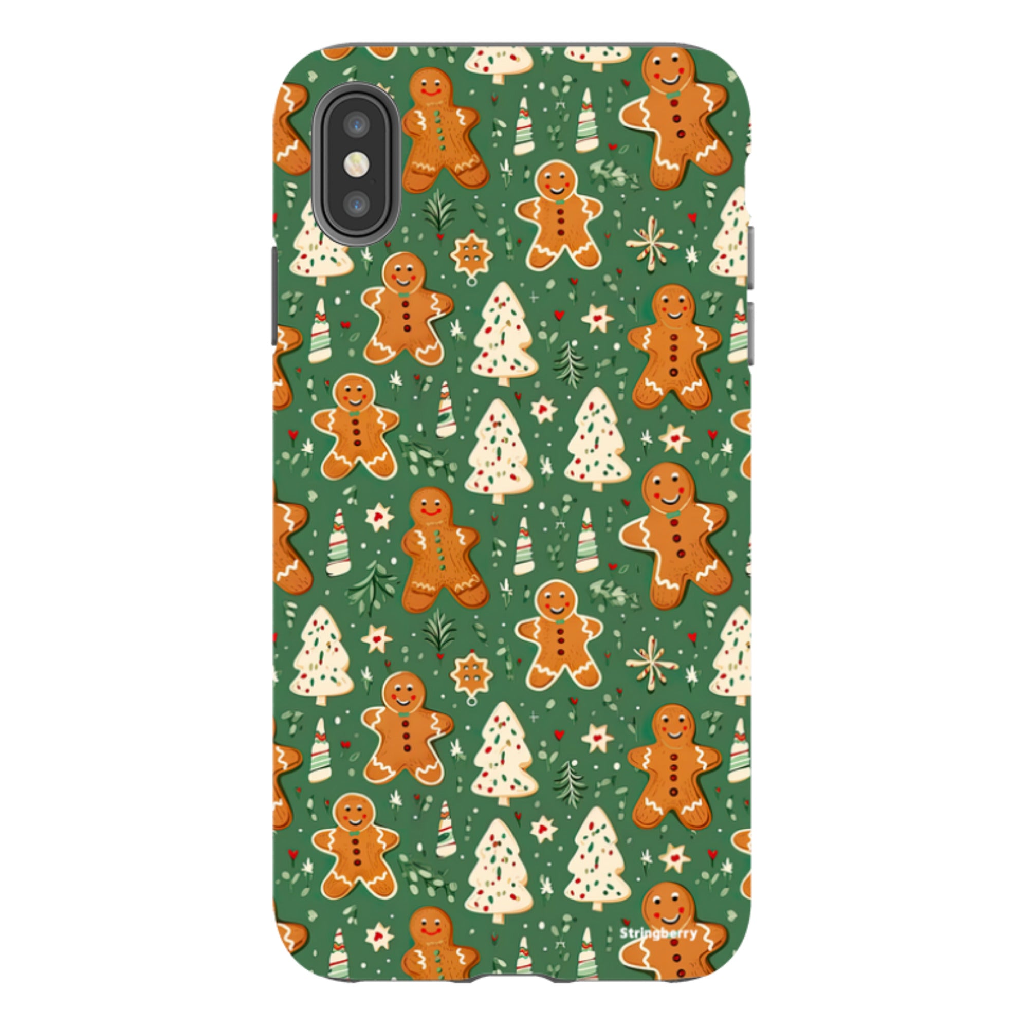 iPhone Tough Case - Ginger Bread Xmas II