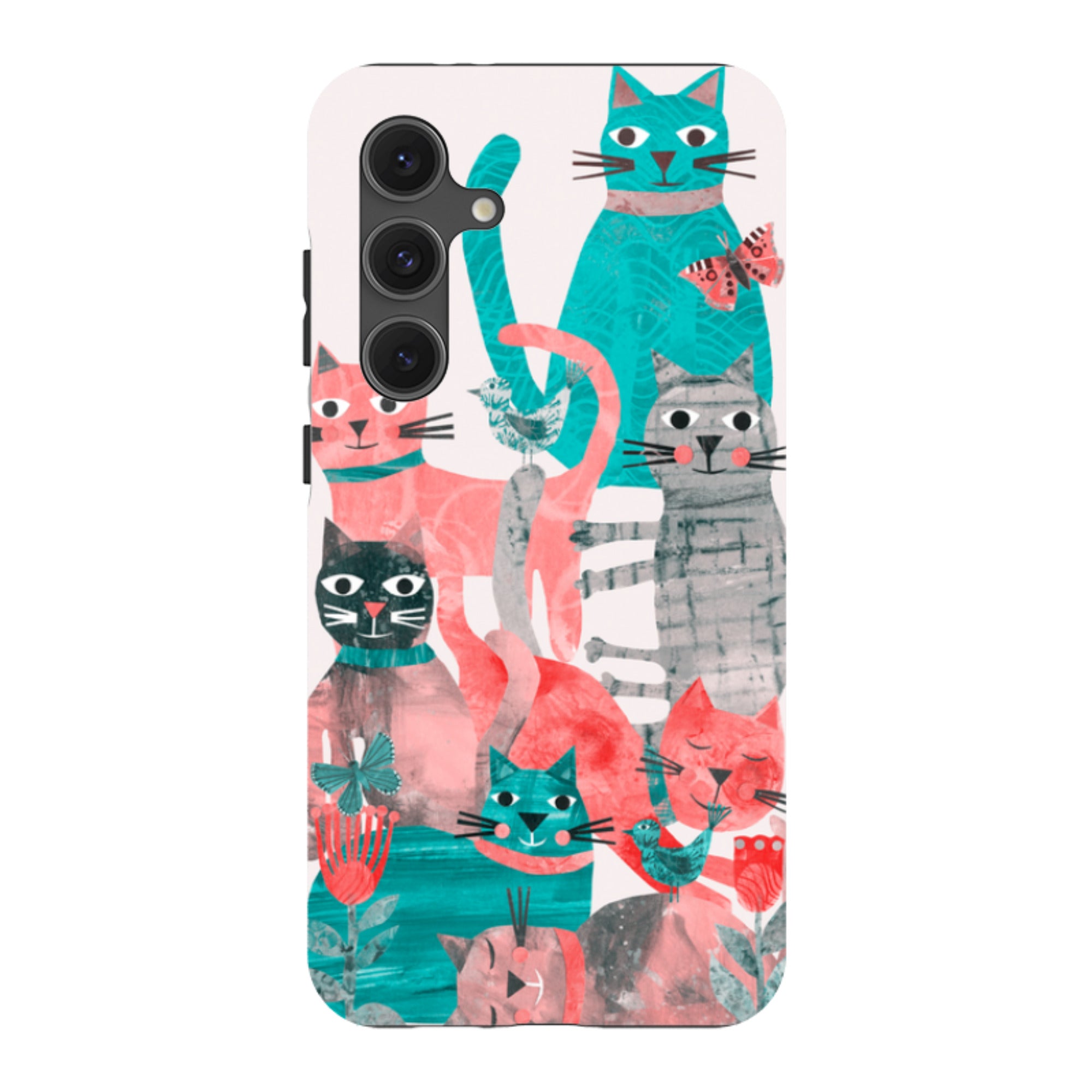 Samsung Tough  Case - Cat Party II By Tracey English