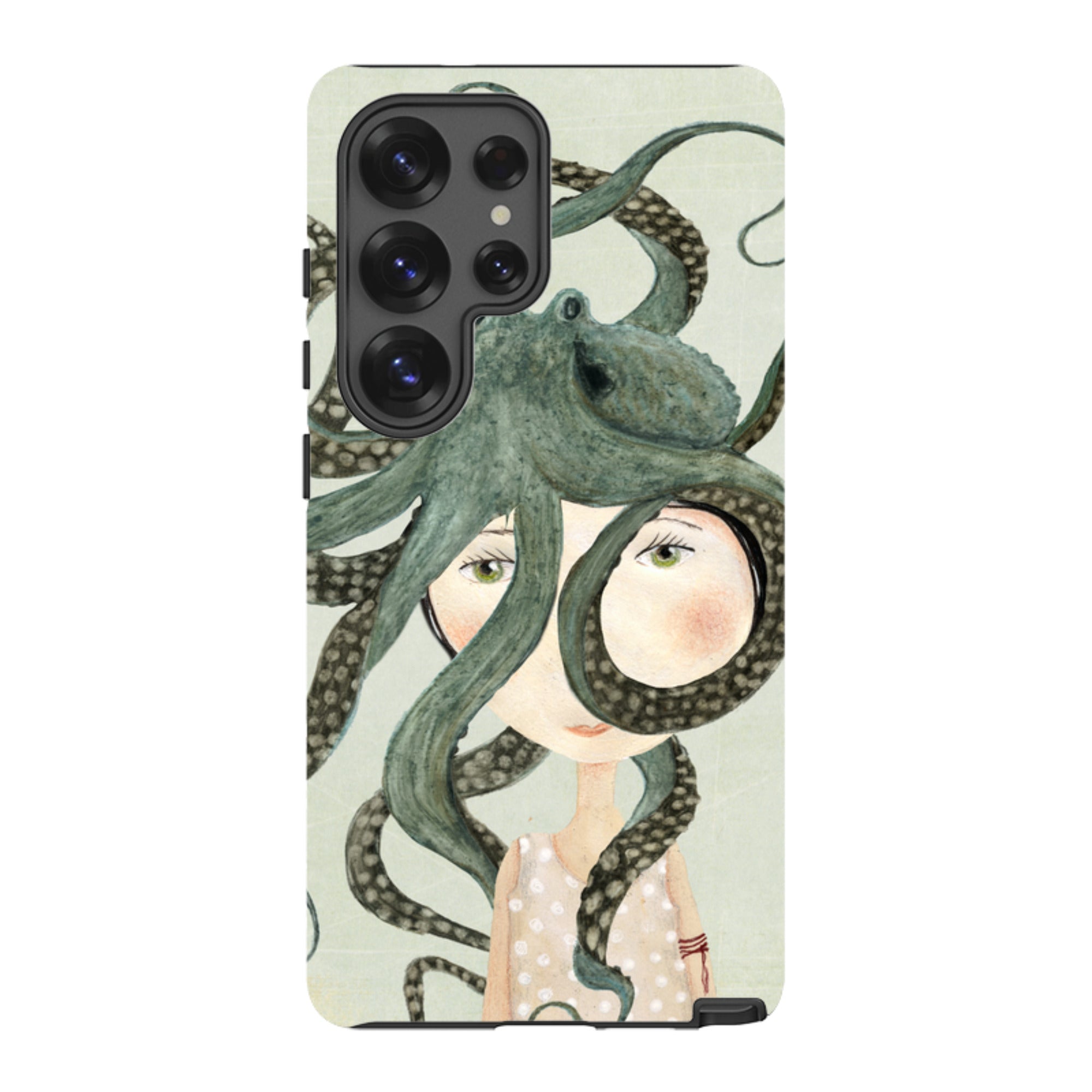 Samsung Tough Case - Octopus Girl By Katherine Quinn