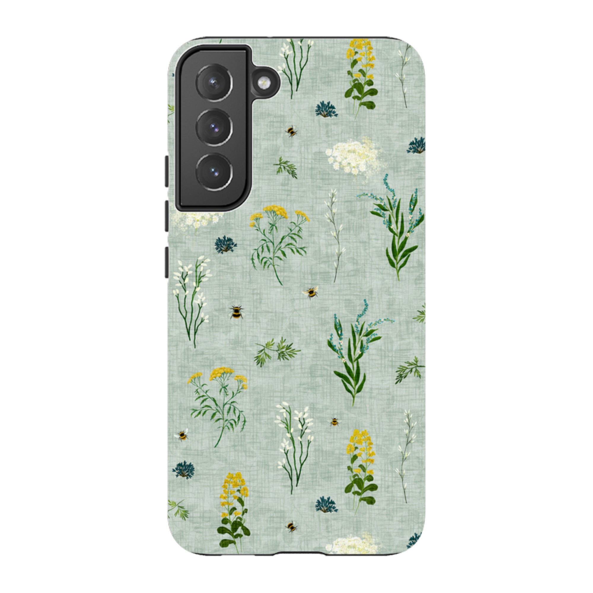 Samsung Tough  Case - Song Bird Florals and Bees By Katherine Quinn