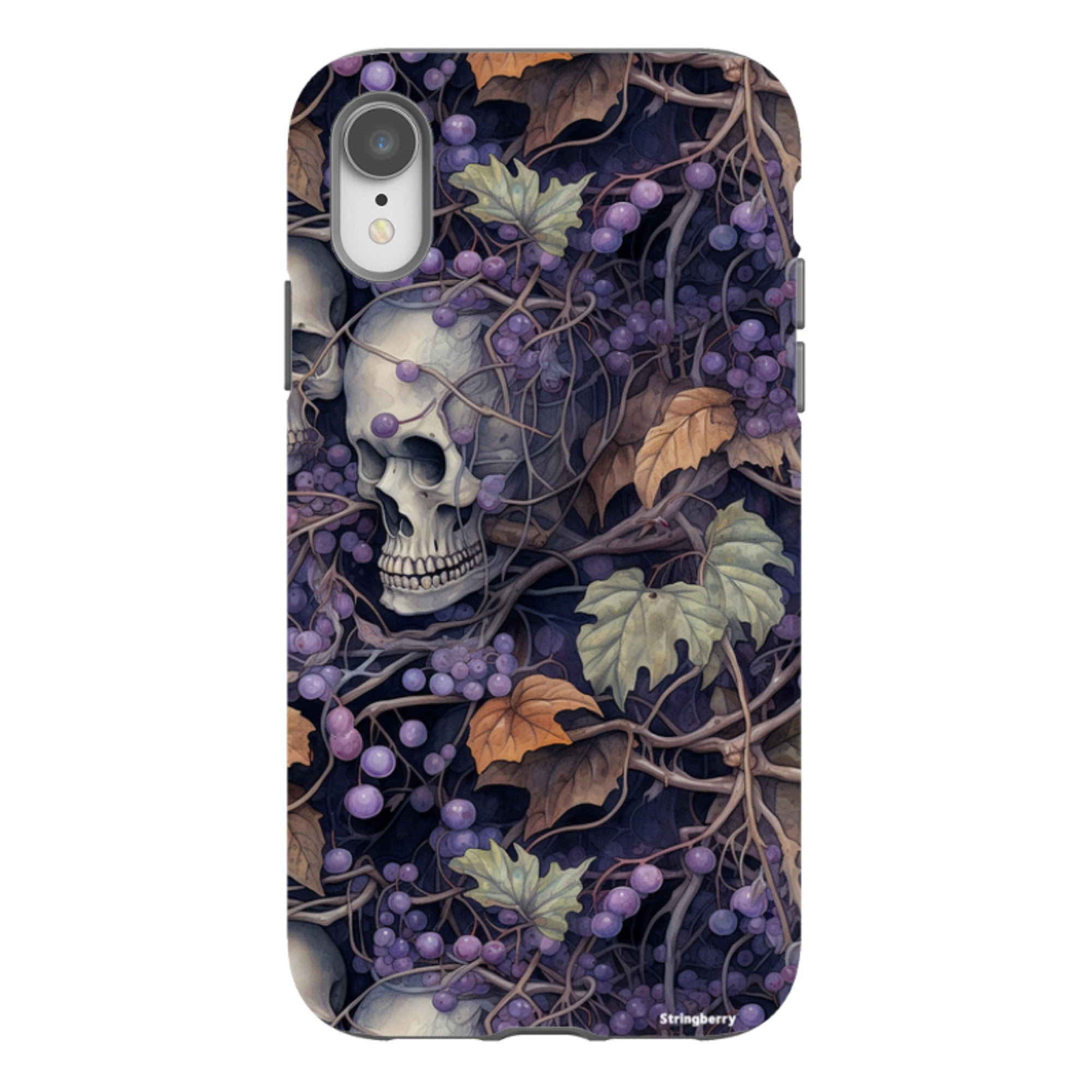 iPhone Tough Case - Grape Skull