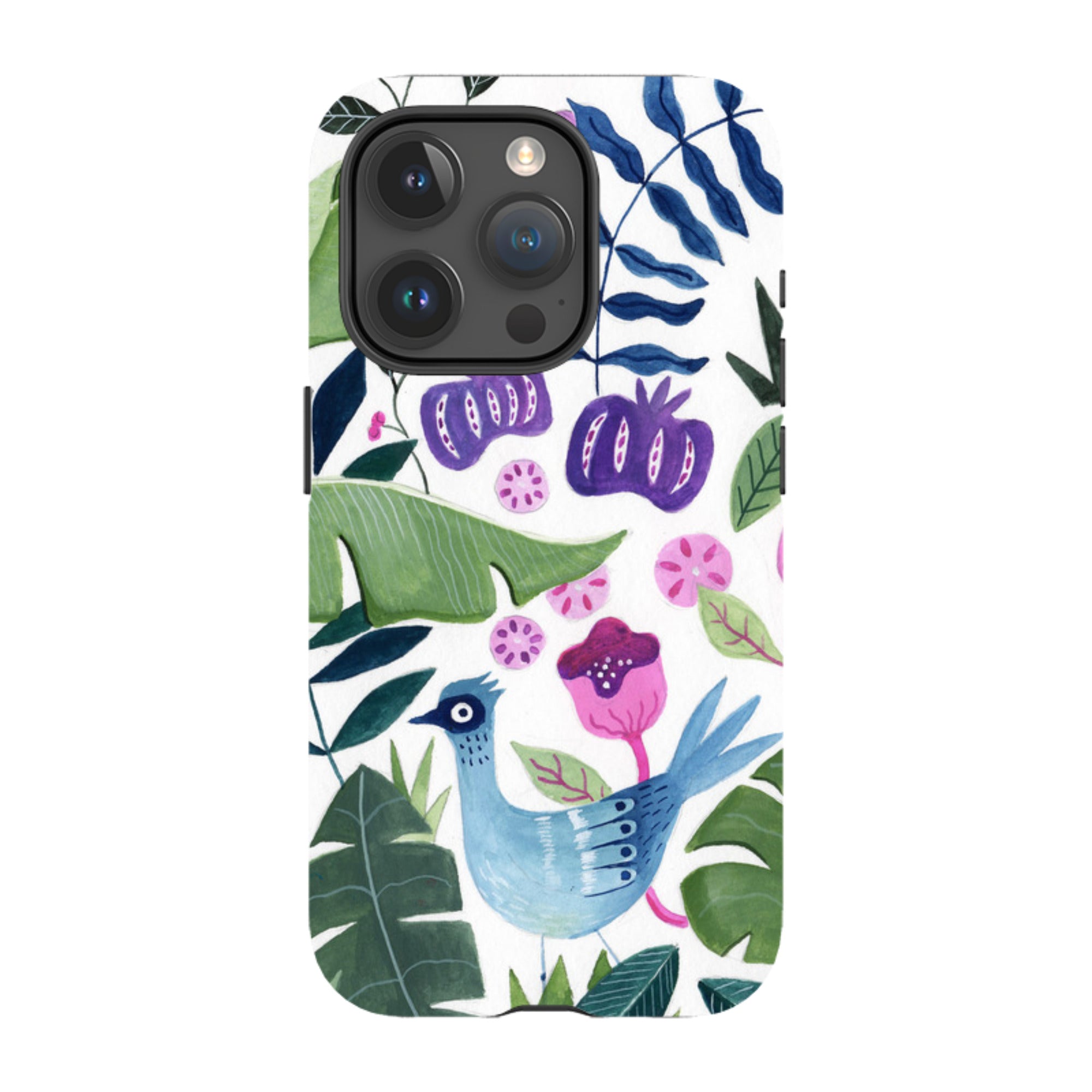 iPhone Tough Case - Birds In Forest By Bex Parkin