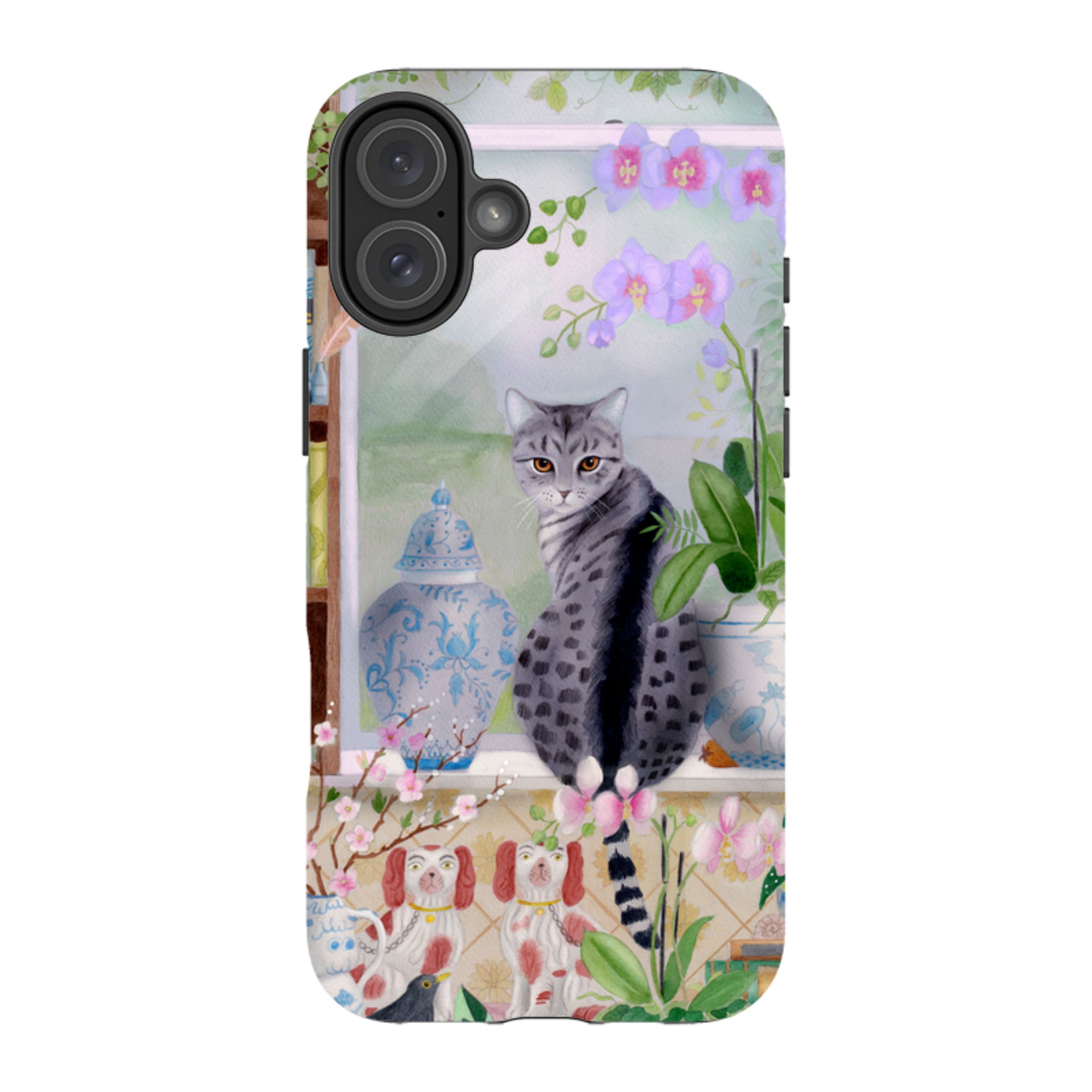 iPhone MagSafe Tough Case - Cat in Window By Bex Parkin