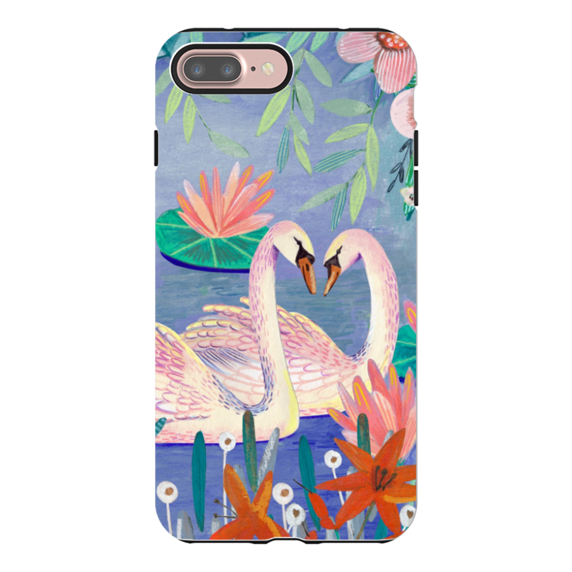 iPhone Tough Case - Swans By Caroline Bonne Muller