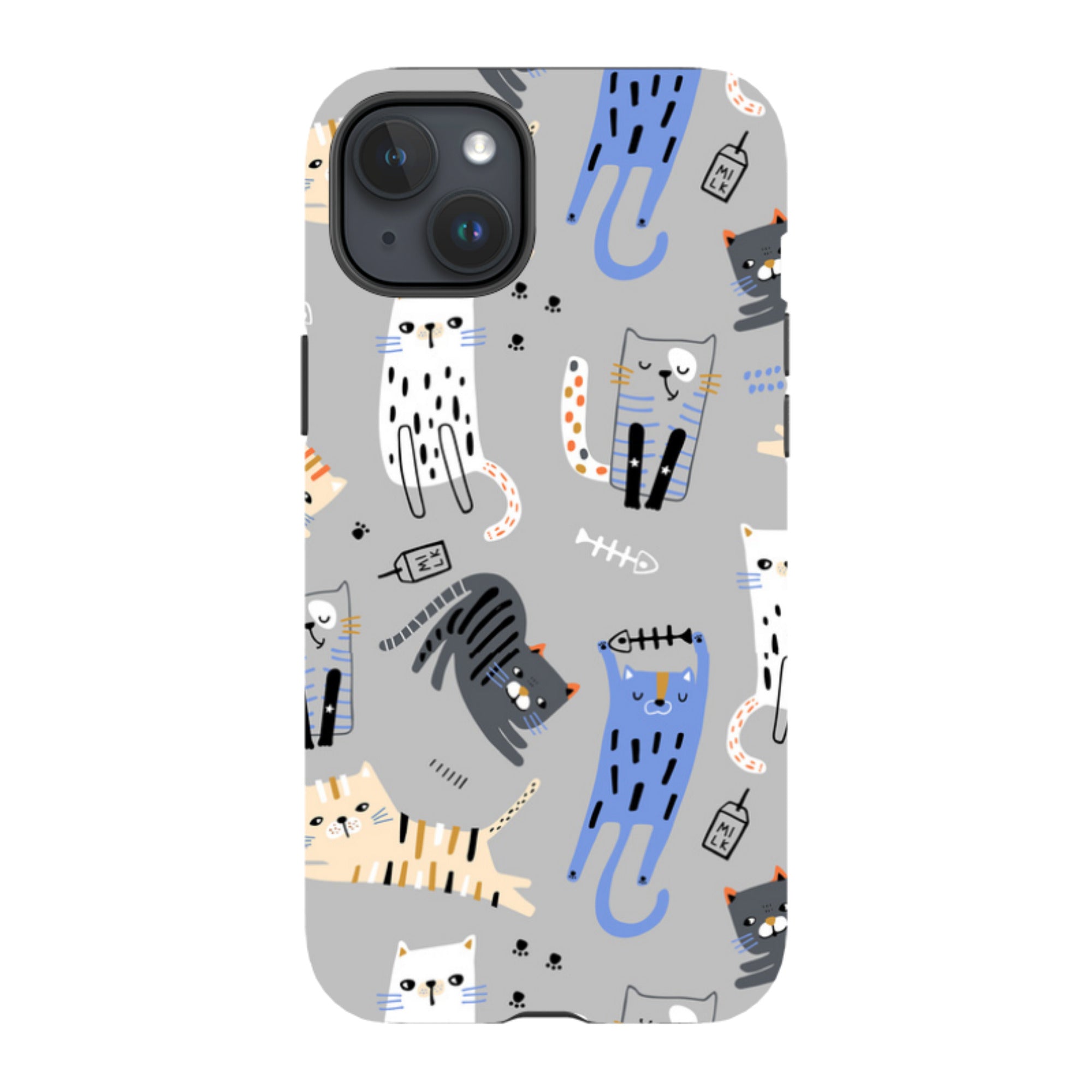 iPhone Tough Case - Cat And Bone