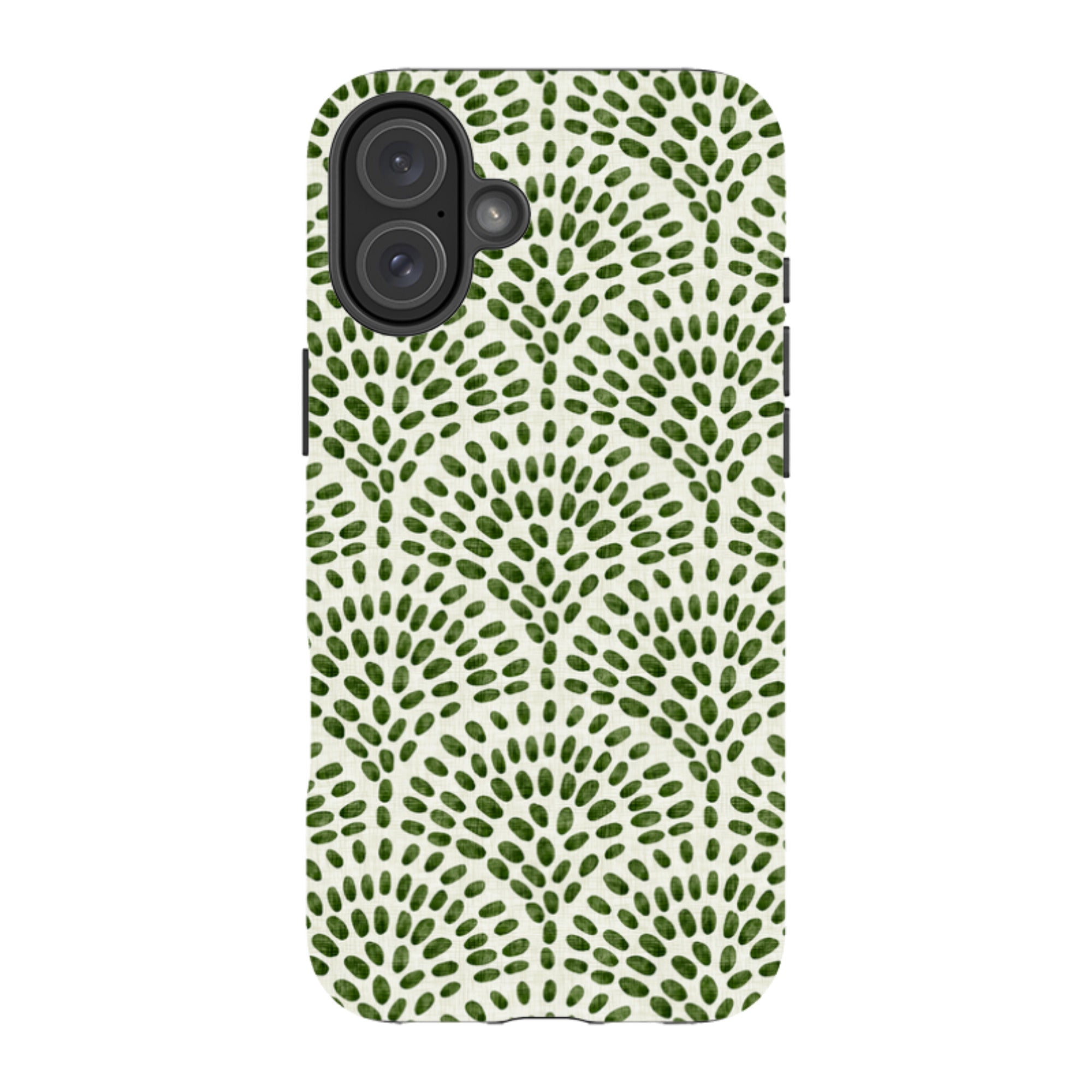 iPhone Tough Case - Scallop - Green By Katherine Quinn