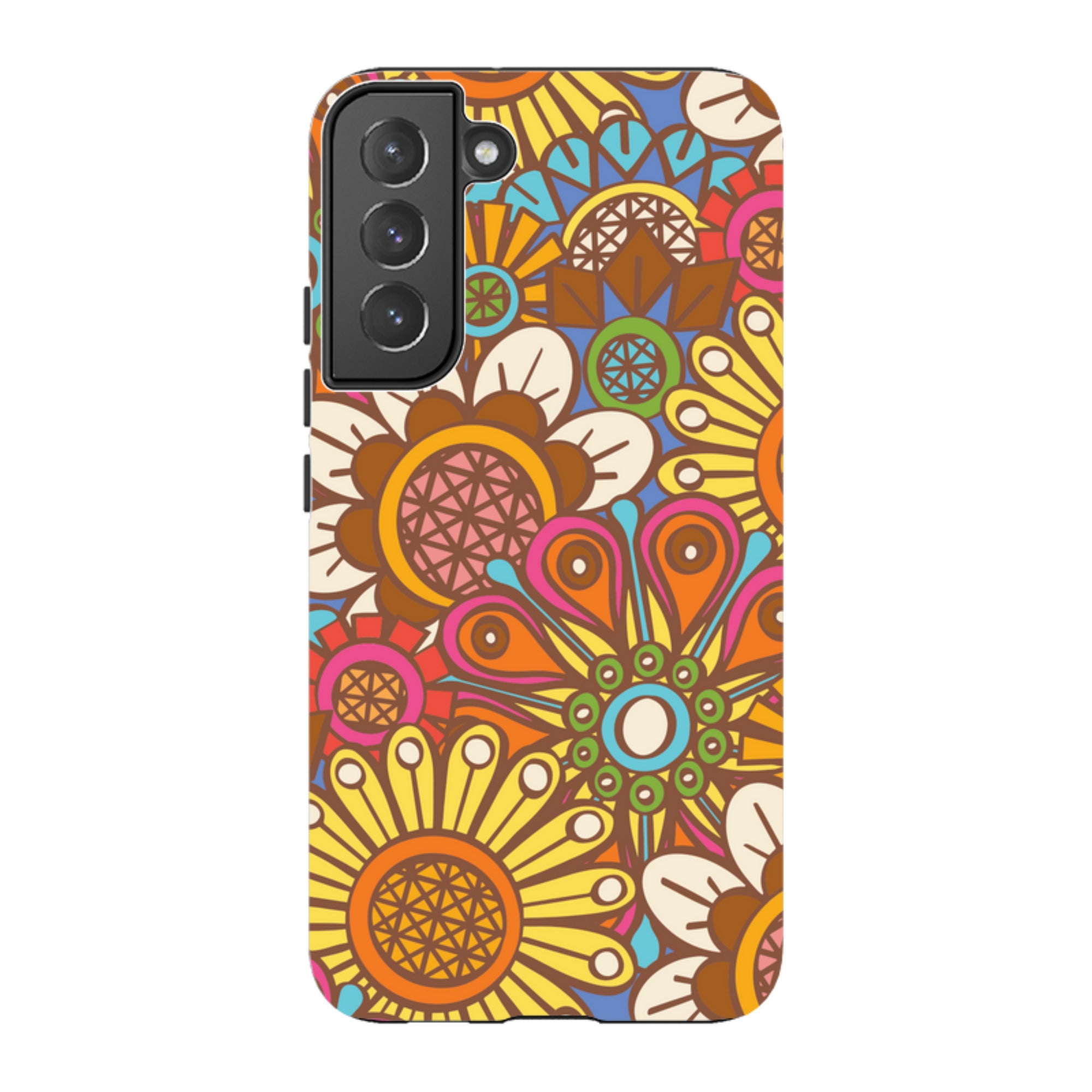 Samsung Tough Case - Retro Posy Brights By Amelia Bowman