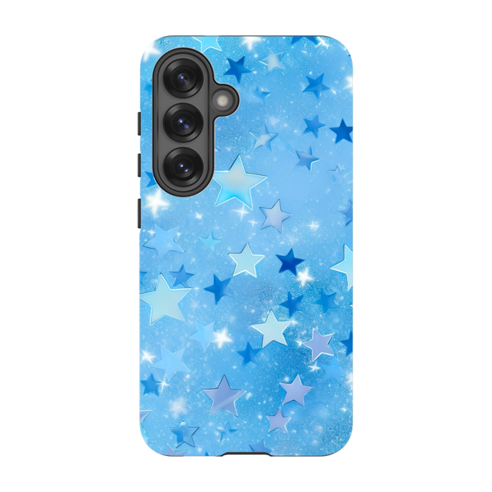 Samsung Tough Case - Blue Stars II  (Case Does Not Glitter)