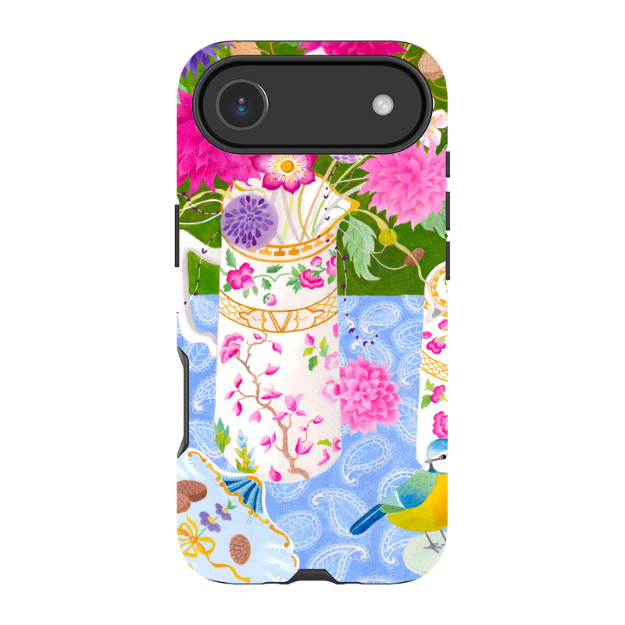 iPhone MagSafe Tough Case - Dahlias By Bex Parkin