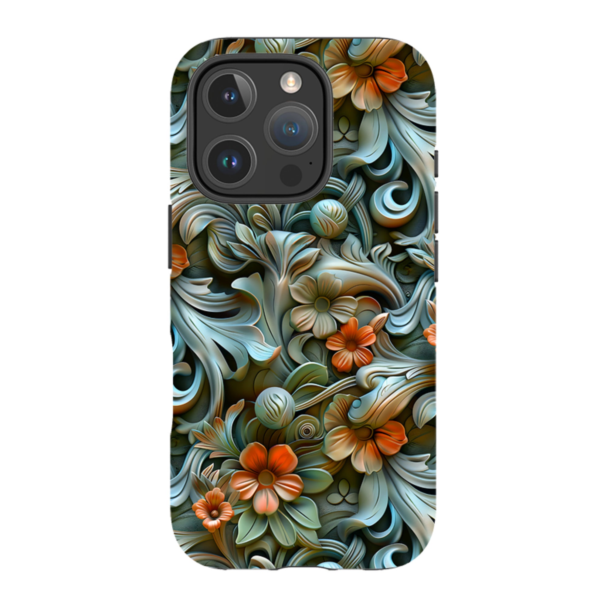 iPhone Tough Case -Clover Floral