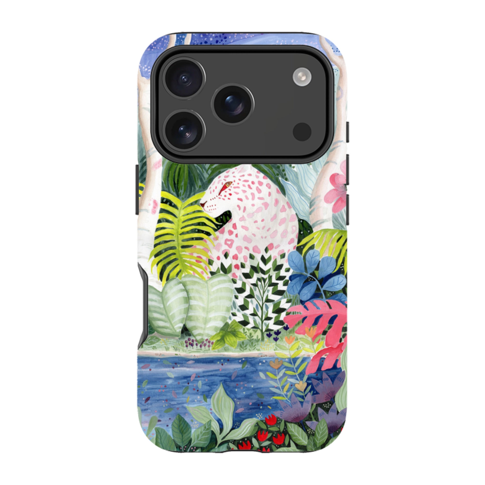 iPhone Tough Case - Cosmic Leopard By Bex Parkin