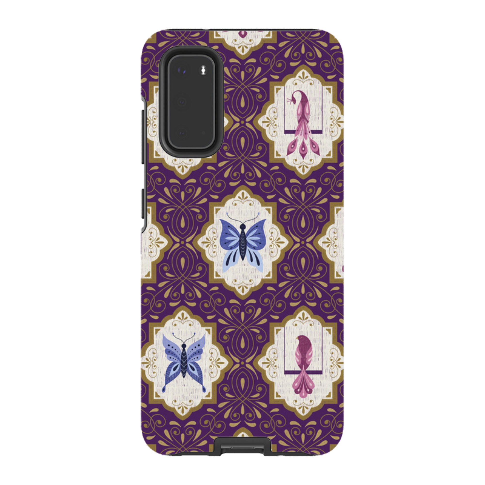 Samsung Tough Case - Wingframes Purple By Jenny Zemanek