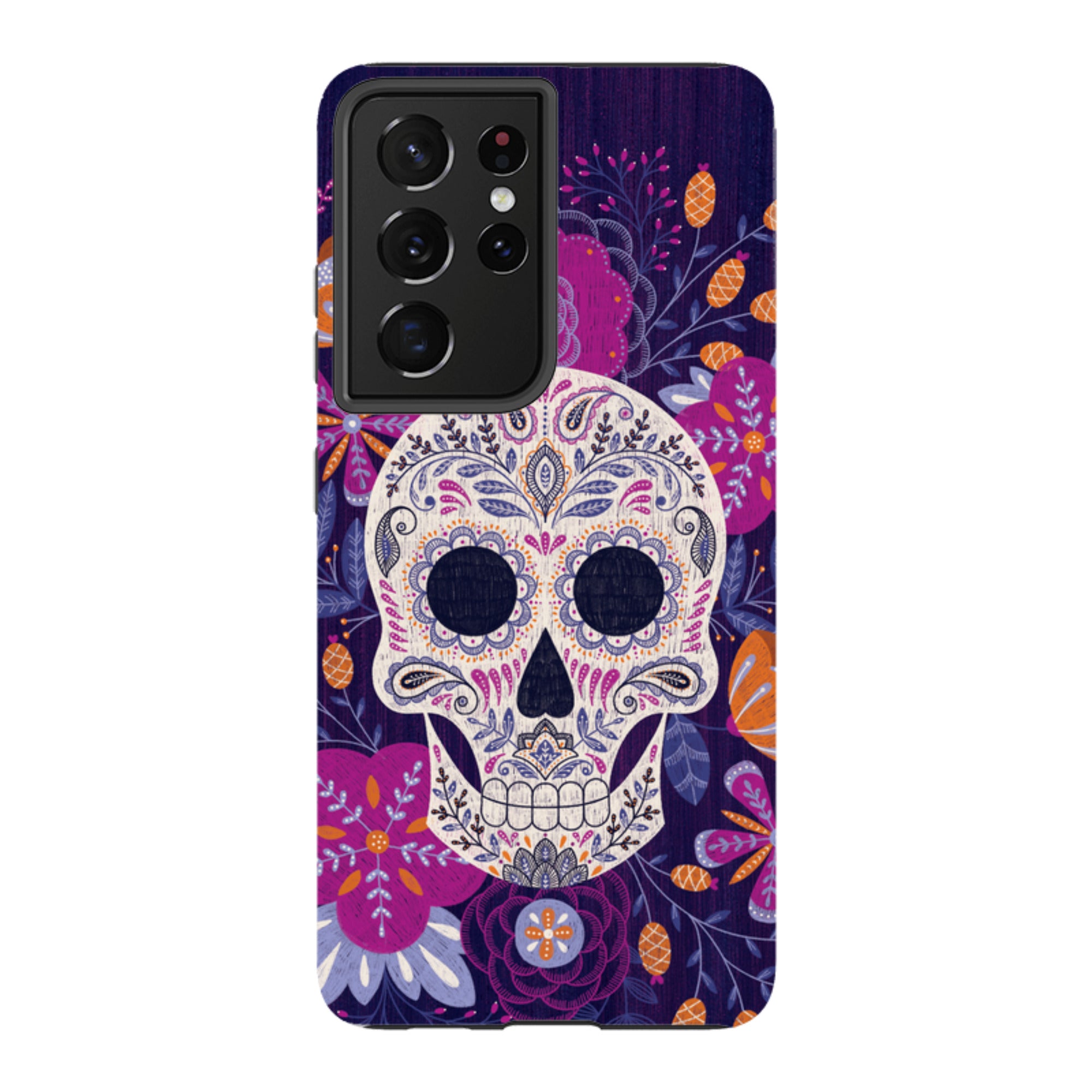 Samsung Tough Case - Sugar Skull By Jenny Zemanek