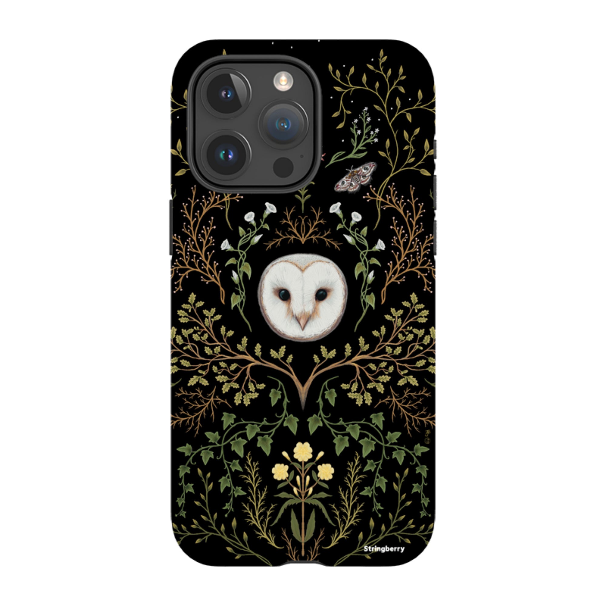 iPhone Tough Case - Owl Pattern By Anna Stead