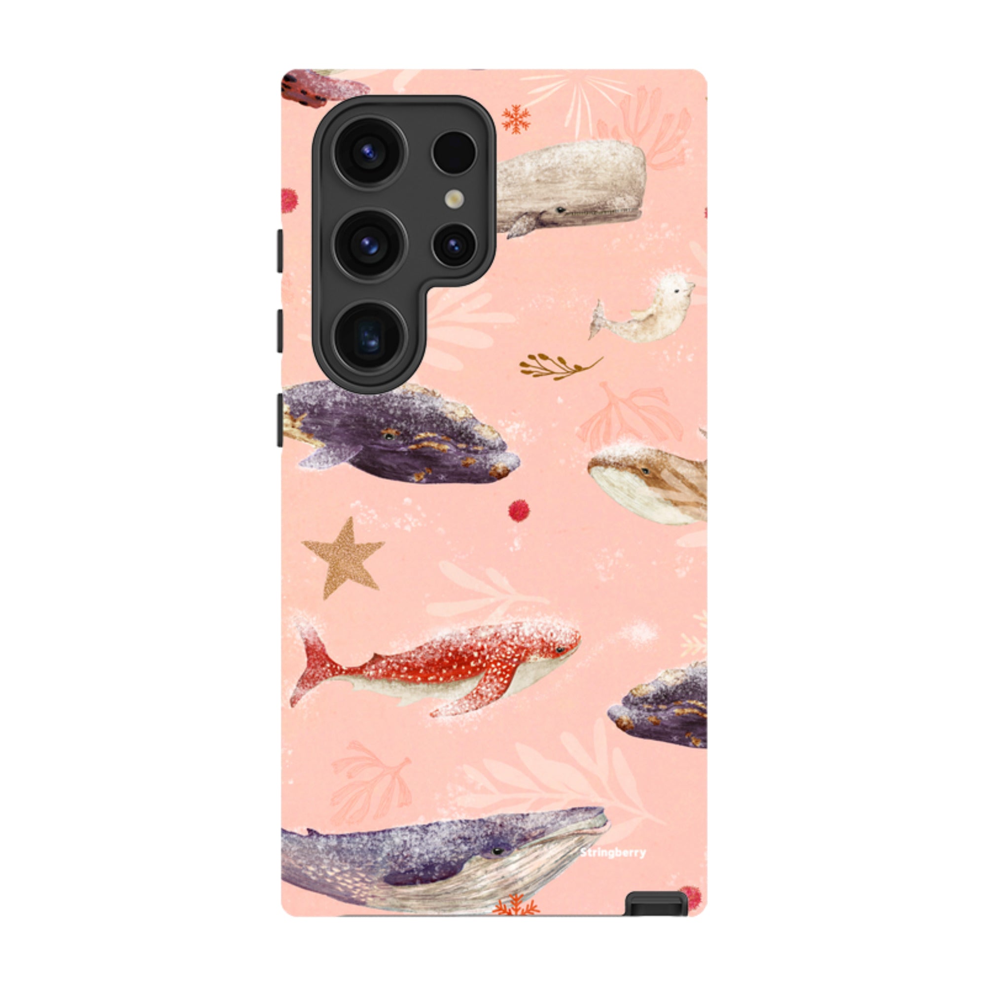 Samsung Tough Case - Sugar Plum Whales By Katherine Quinn