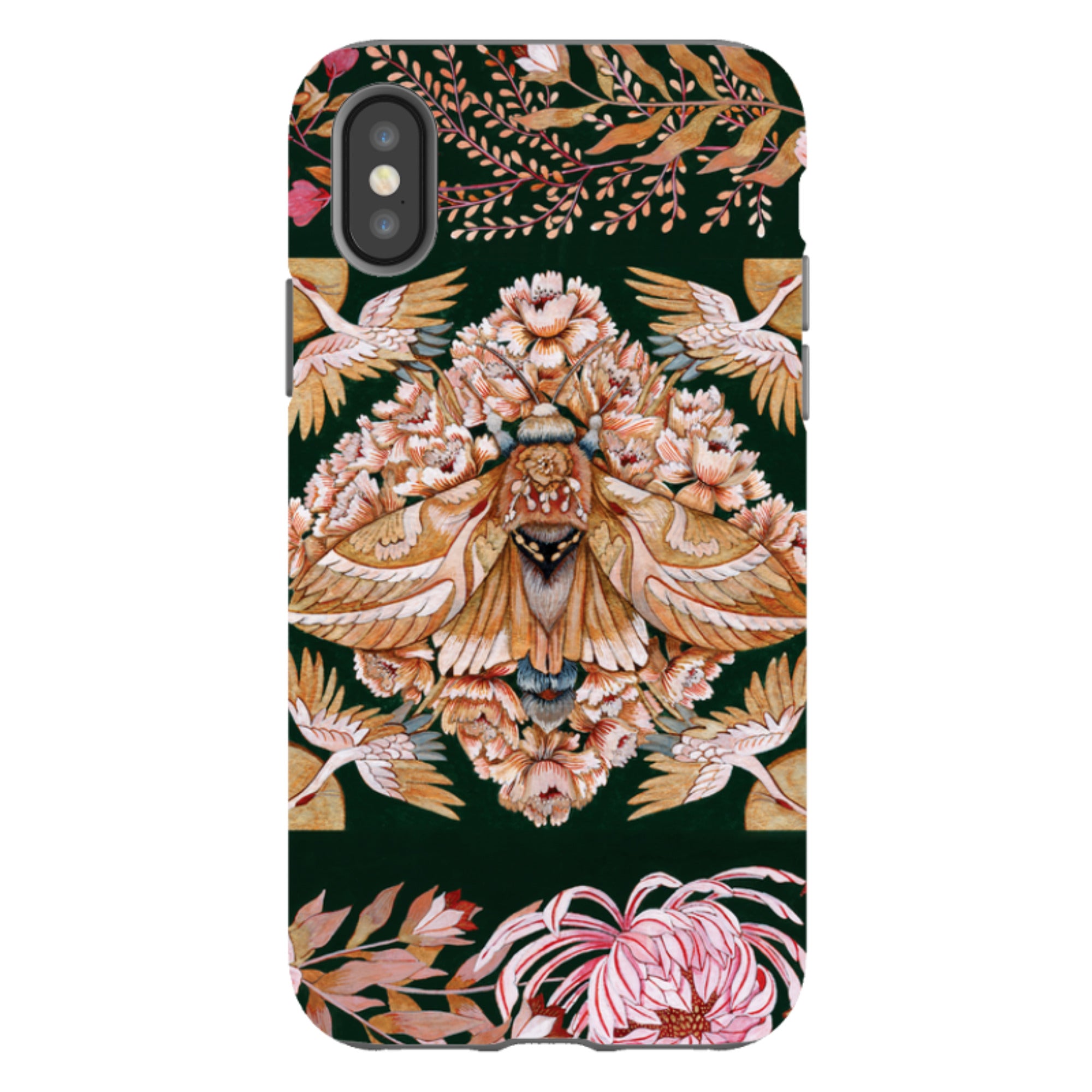 iPhone Tough Case - Golden Moth By Maria Matos