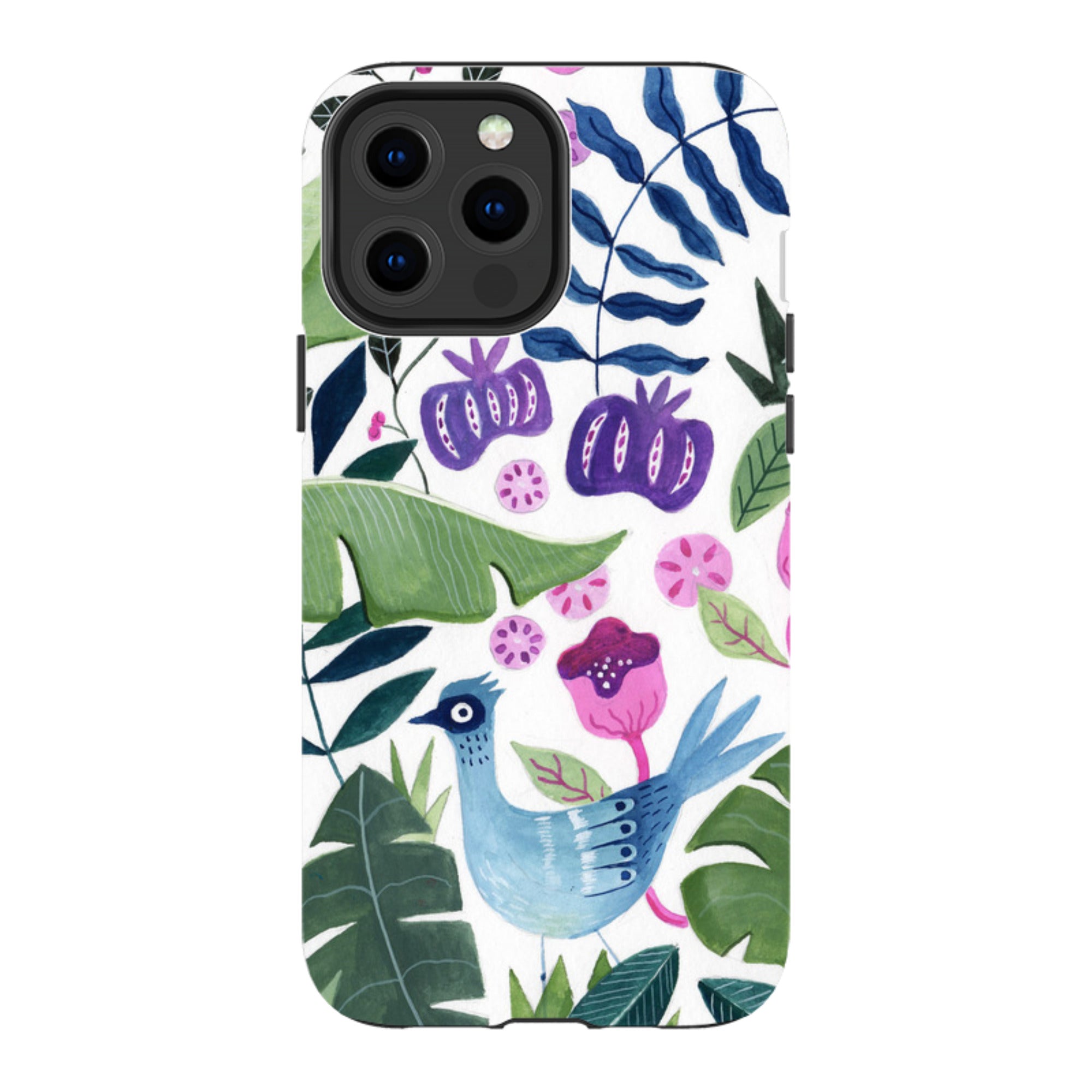 iPhone Tough Case - Birds In Forest By Bex Parkin