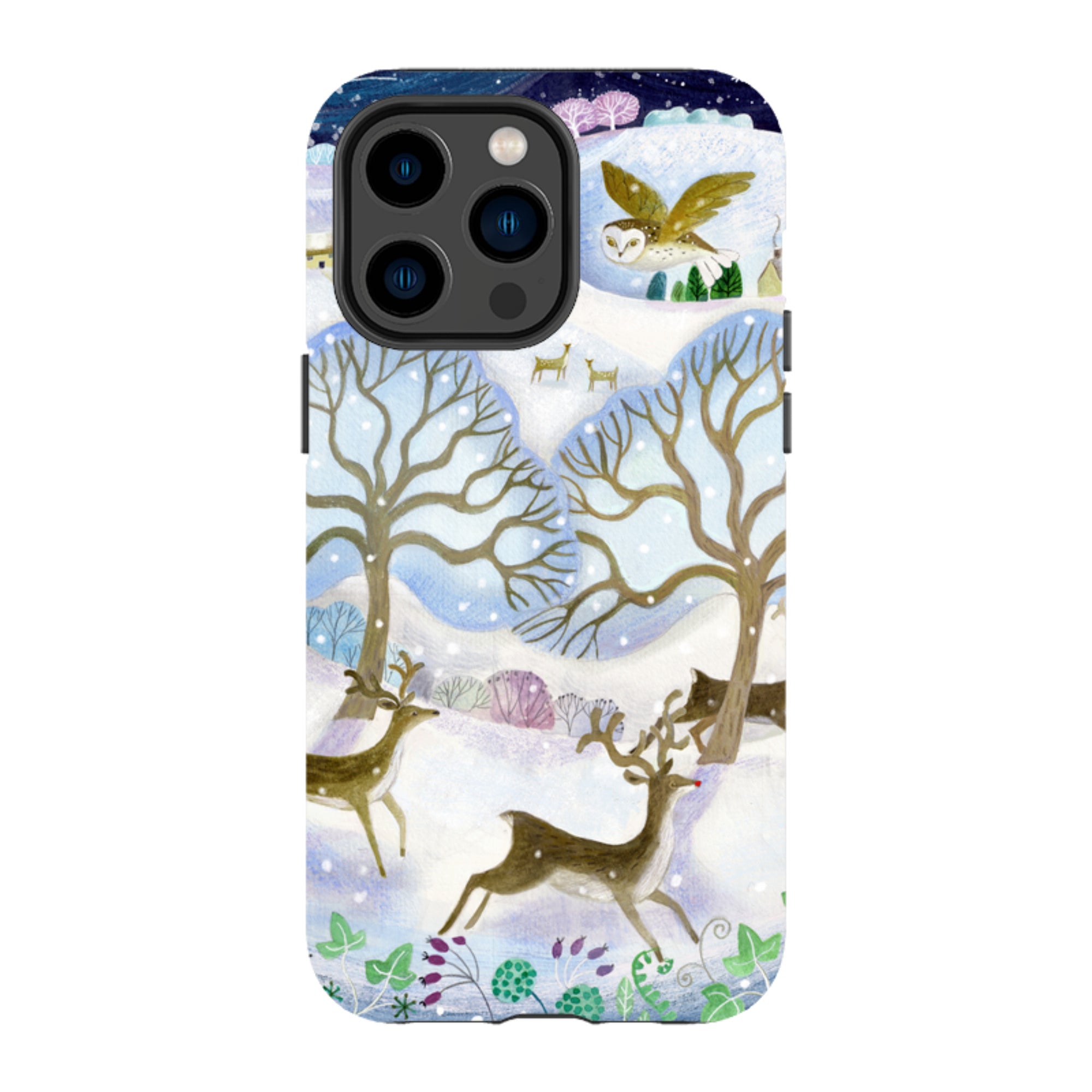 iPhone MagSafe Tough Case -  Winter Deer By Bex Parkin