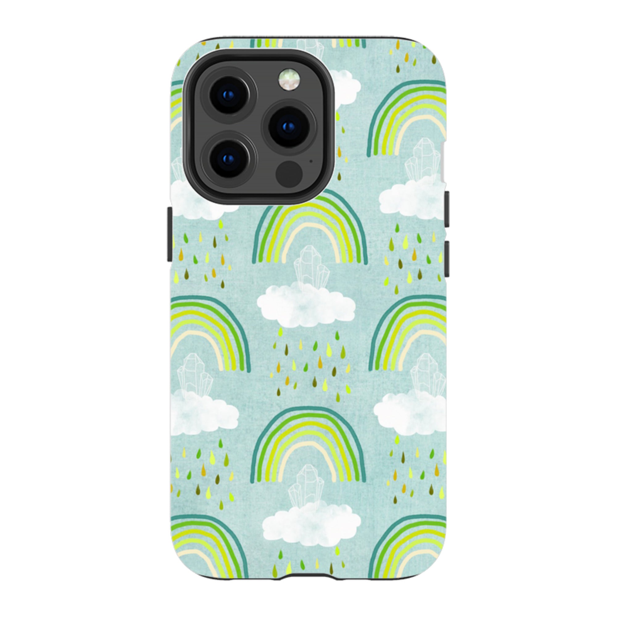 iPhone MagSafe Tough Case - Rainbows and Crystals By Katherine Quinn
