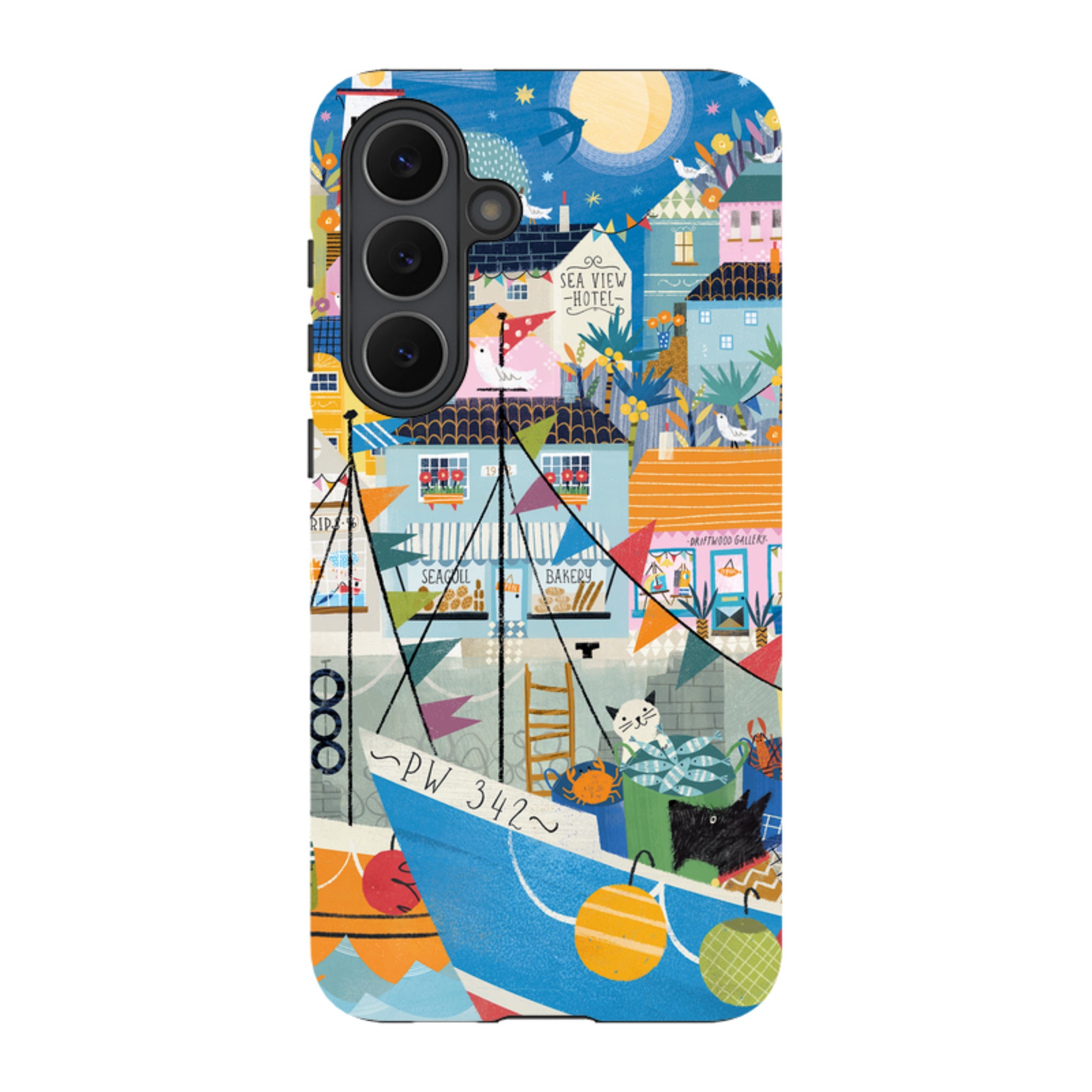 Samsung Tough  Case - Night Harbour 1 By Ali Brookes