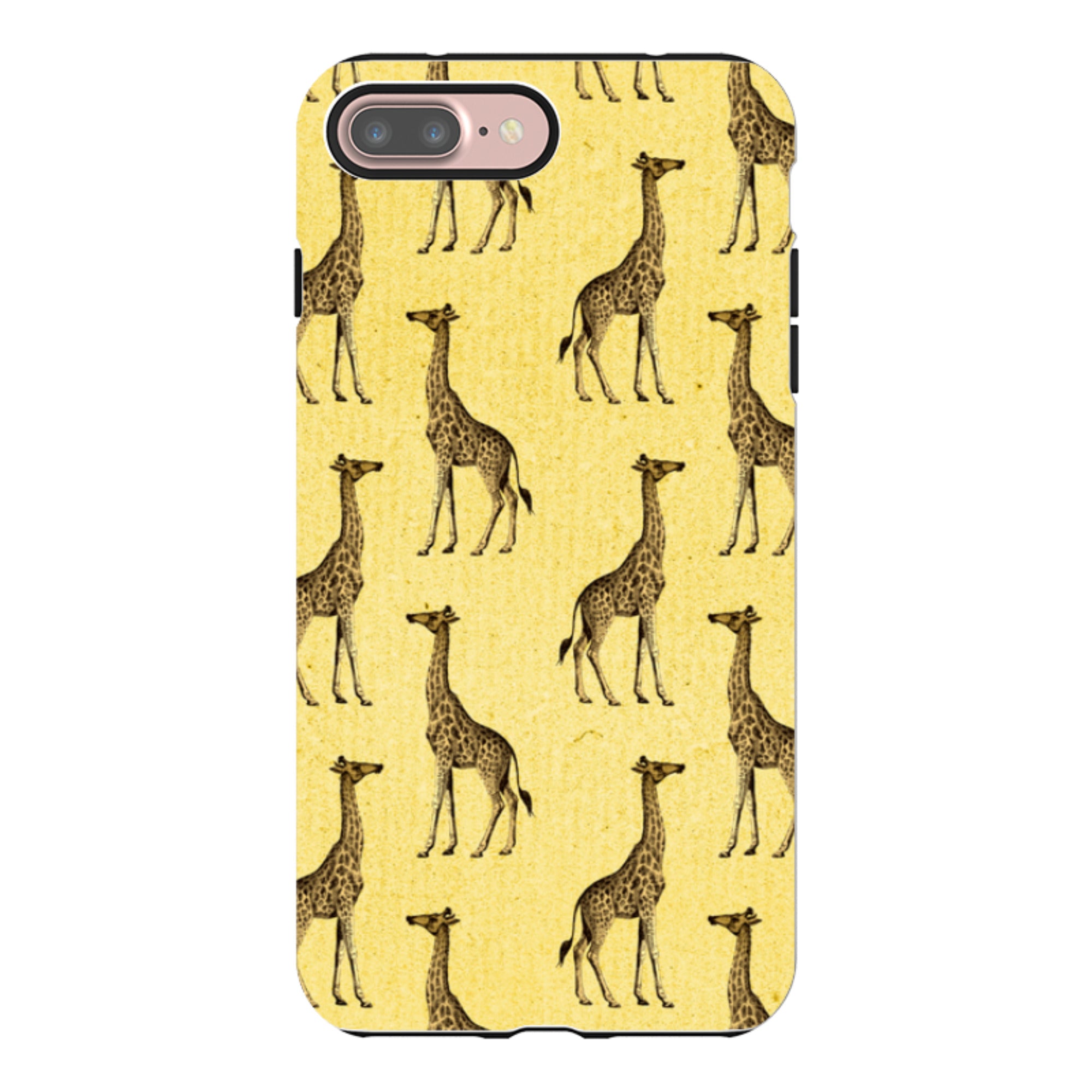 iPhone Tough Case - Yellow Giraffe