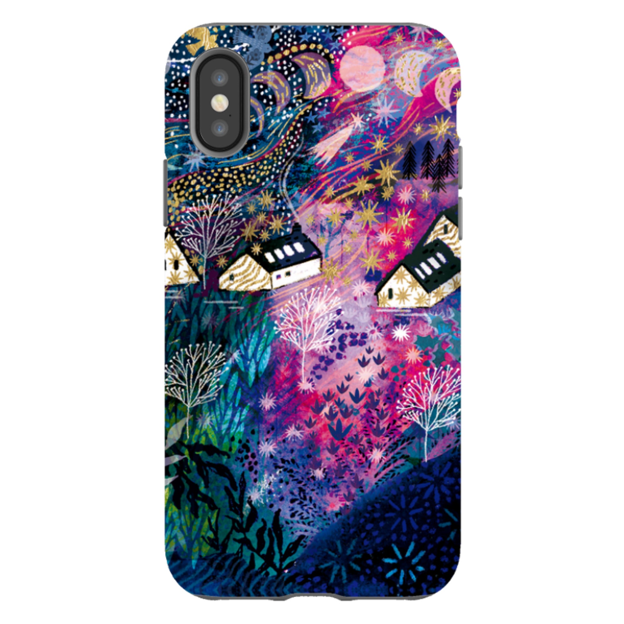 iPhone Tough Case - Northern Lights By Emma Frances Grant