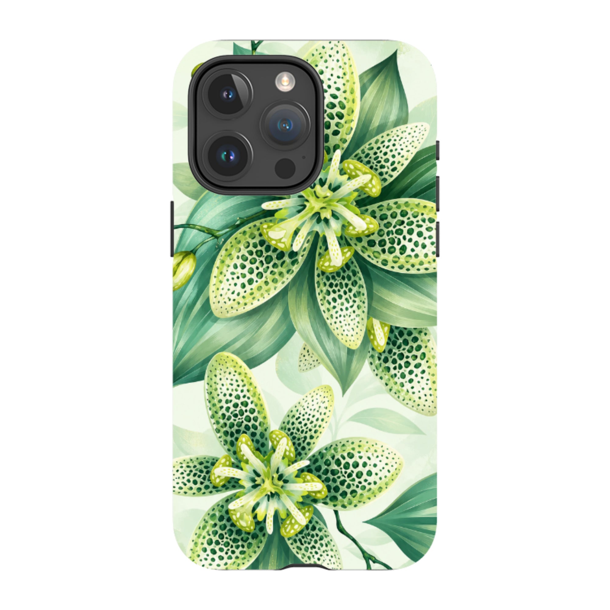 iPhone MagSafe Tough Case - Sage Green Lily