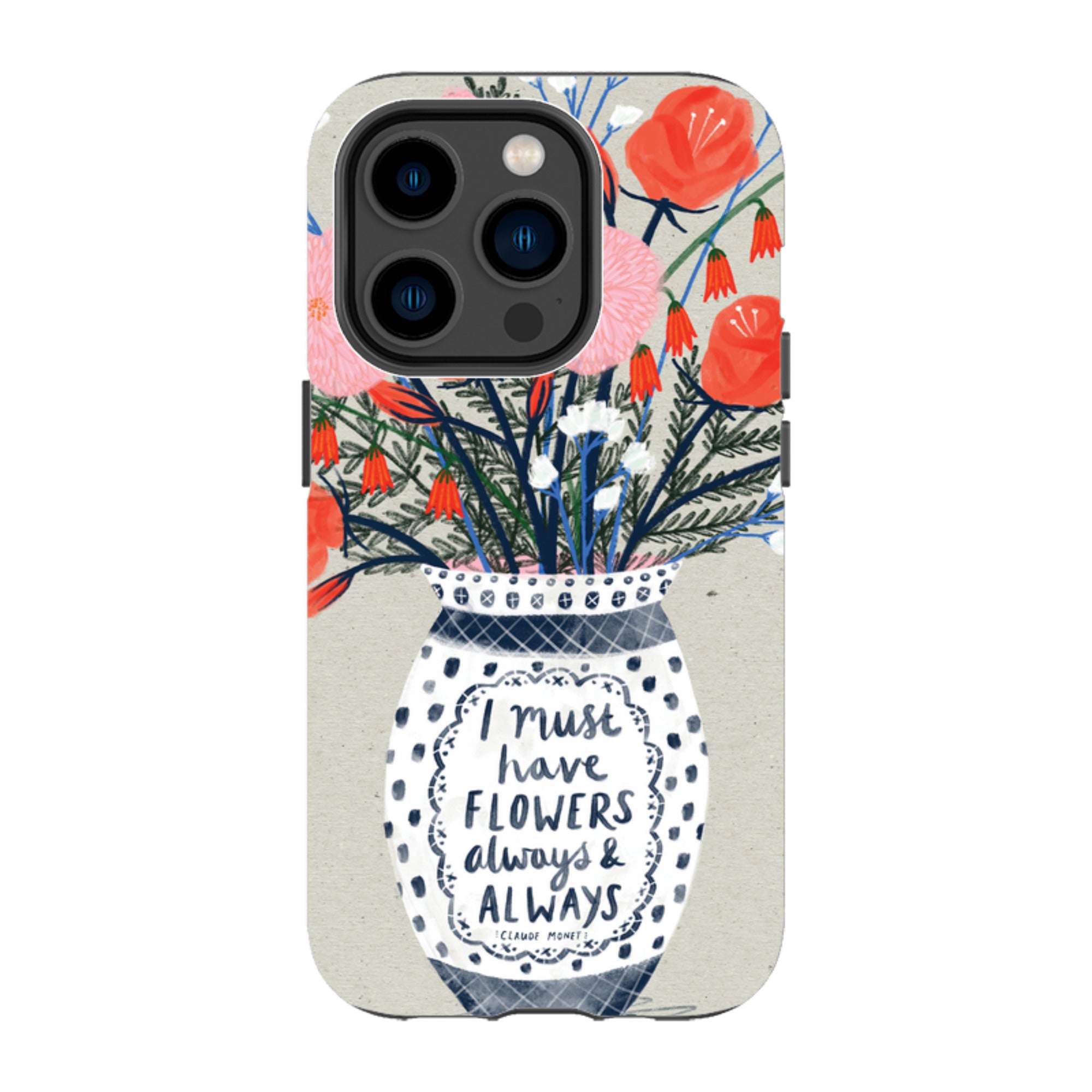 iPhone Tough Case - Flowers Always By Lee Foster Wilson
