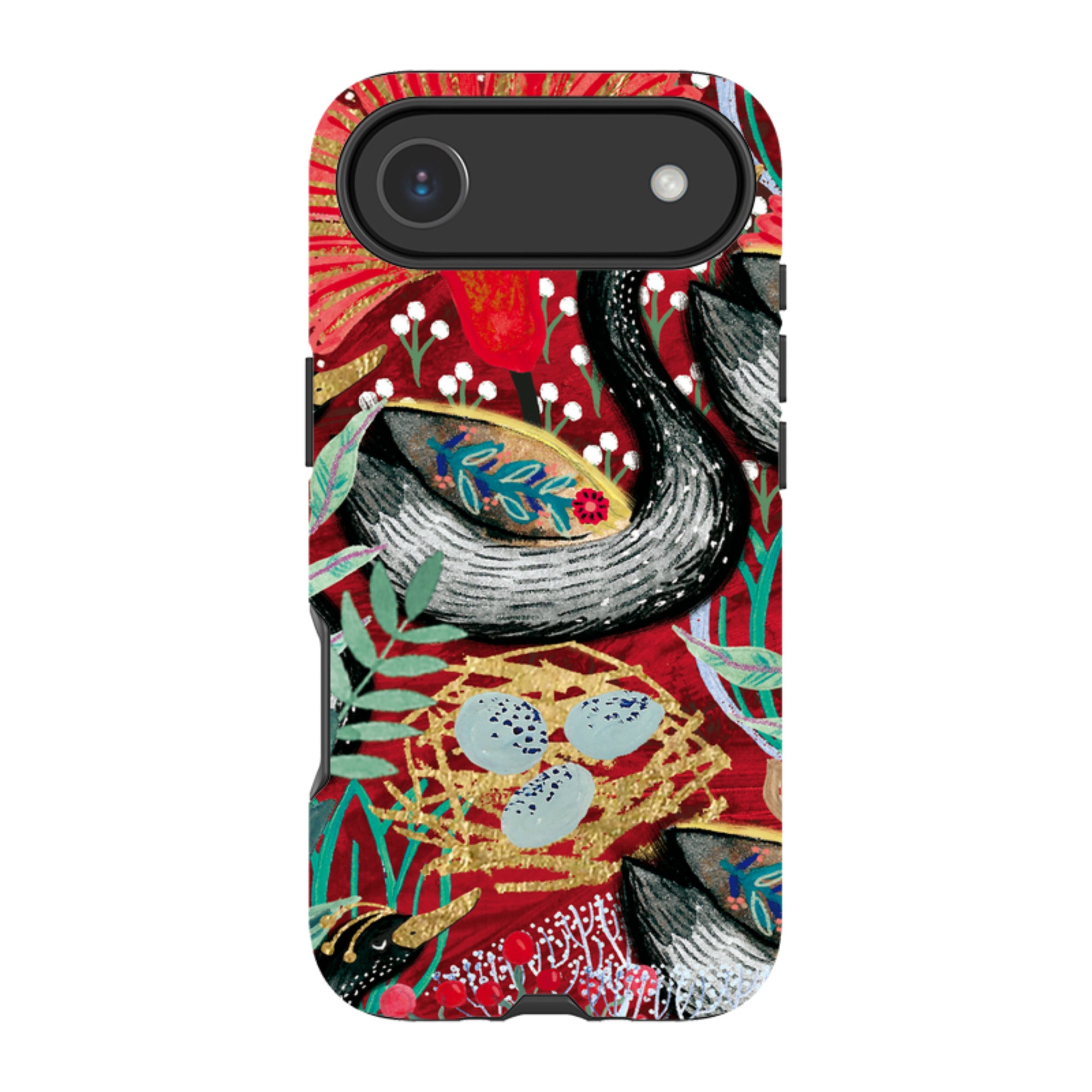 iPhone MagSafe Tough Case - Eight Geese A Laying By Emma Frances Grant