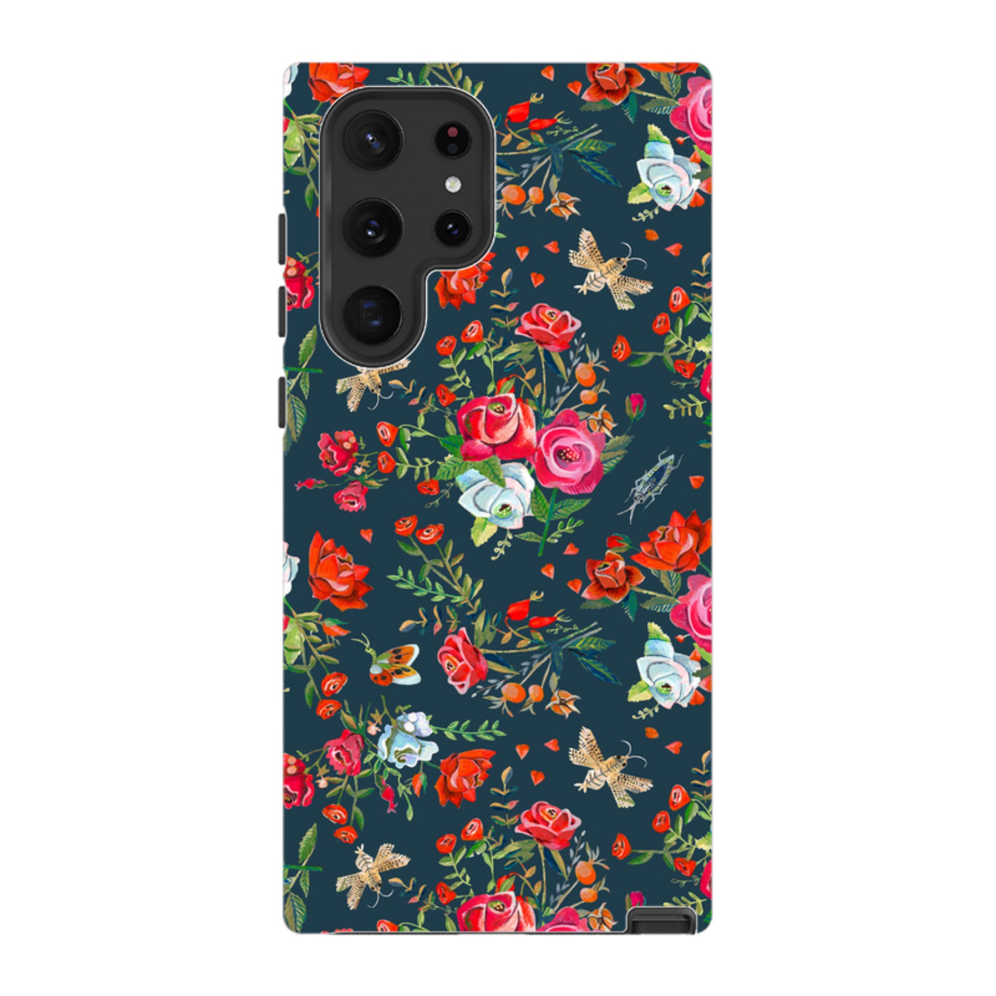 Samsung Tough Case - Blue Roses By Caroline Bonne Muller