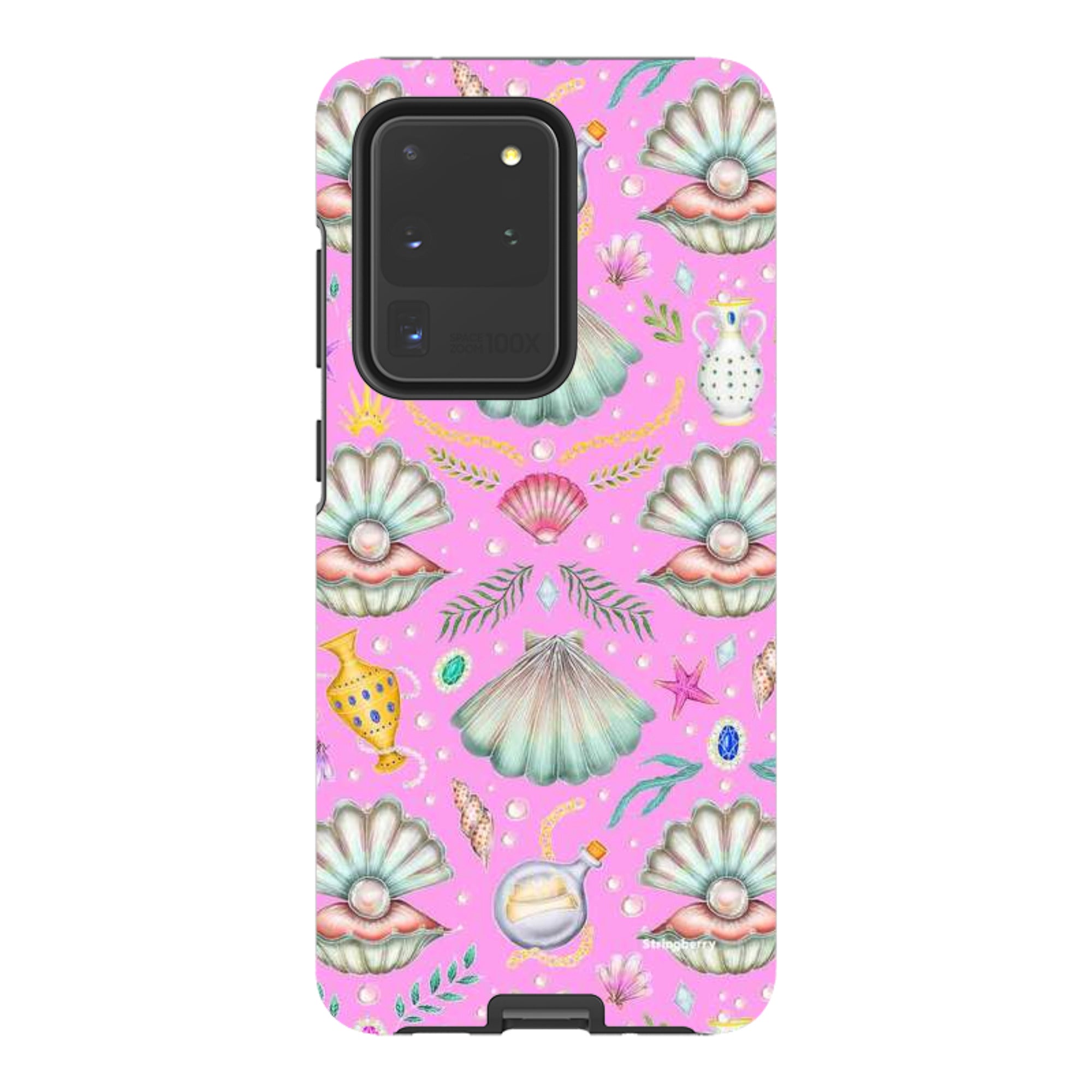 Samsung Tough Case - Pearl's Fantasy Candy Pink By Catherine Rowe