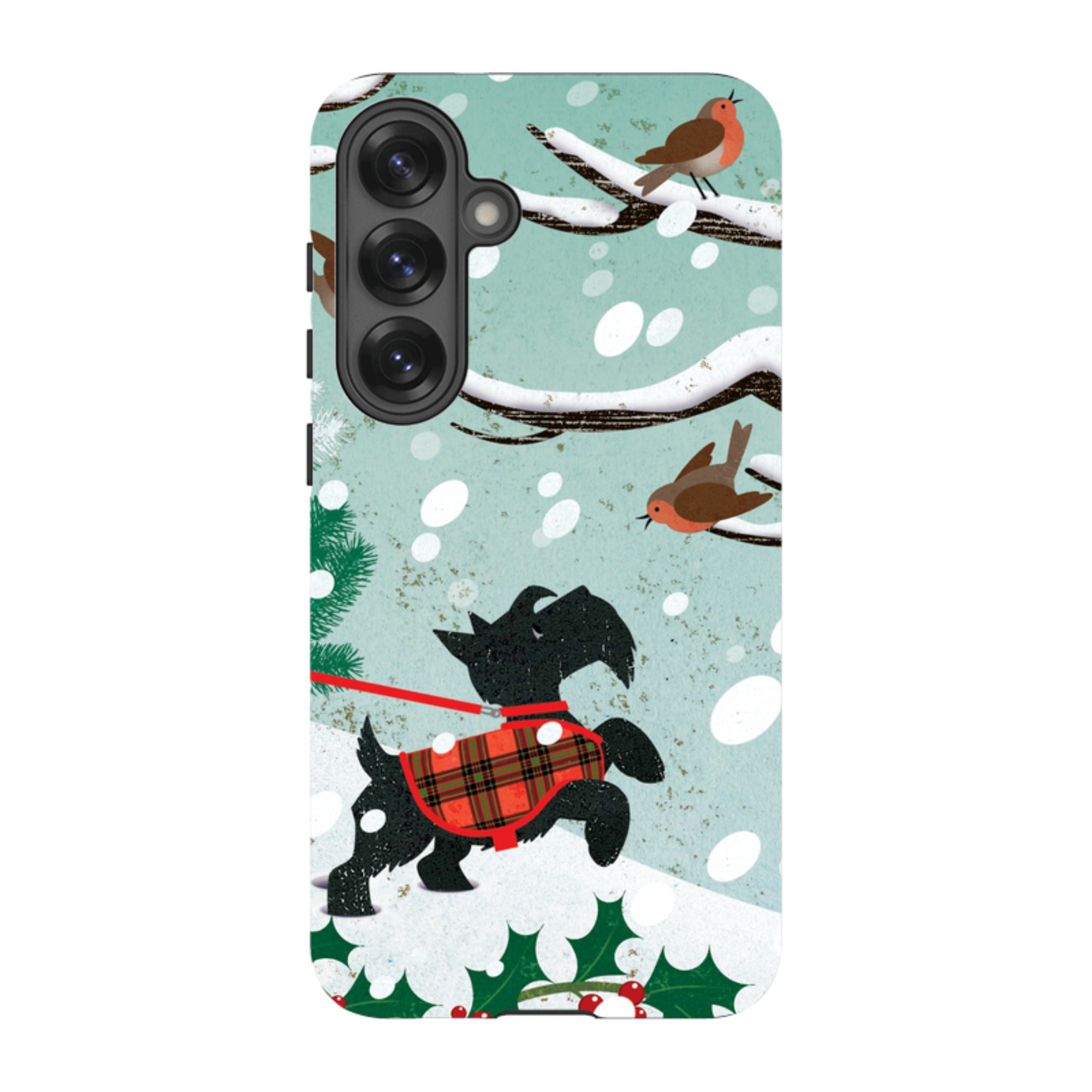 Samsung Tough Case - Scottie in Snow By Liane Payne